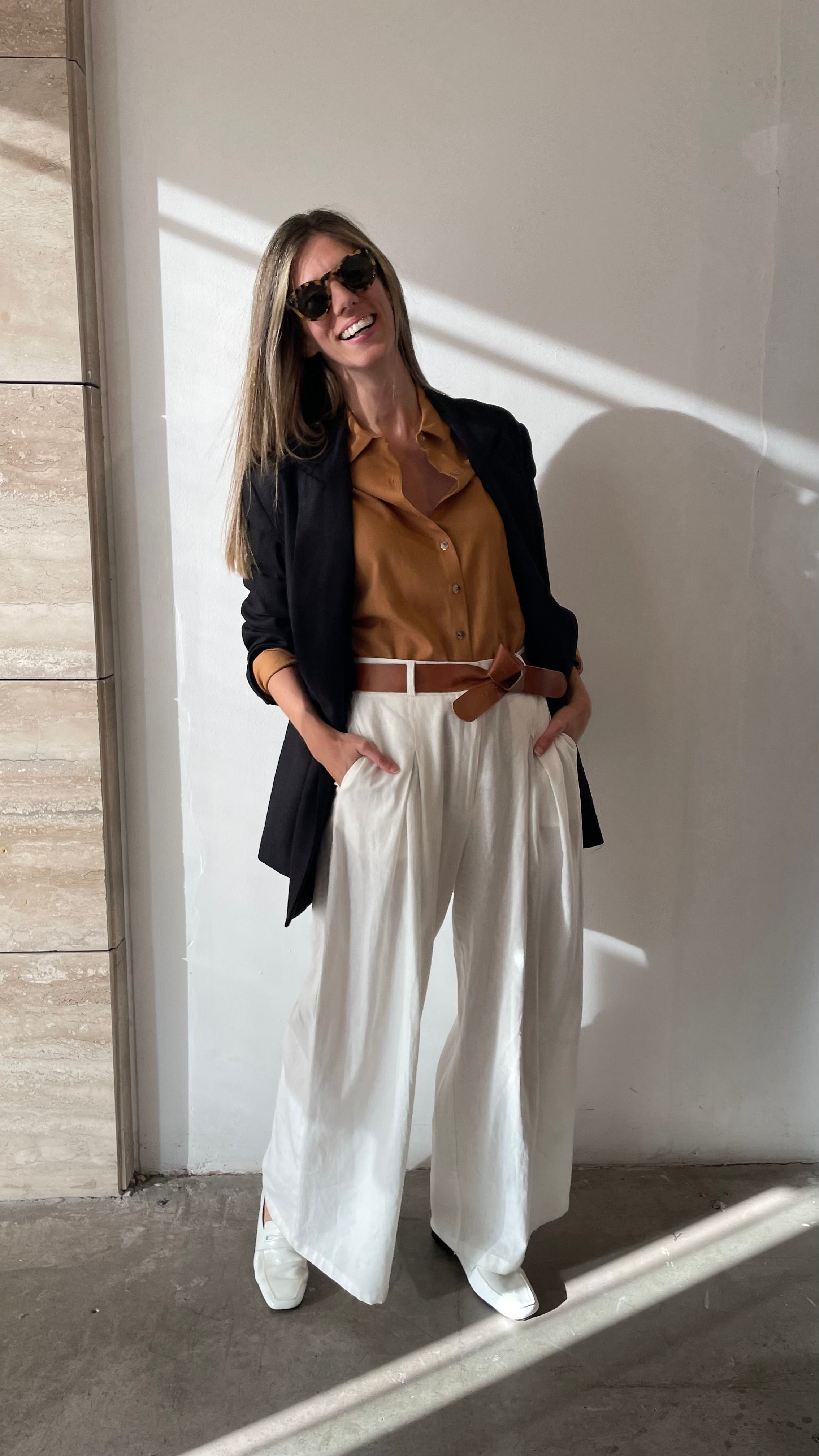 Blazer Hatai Lino Negro