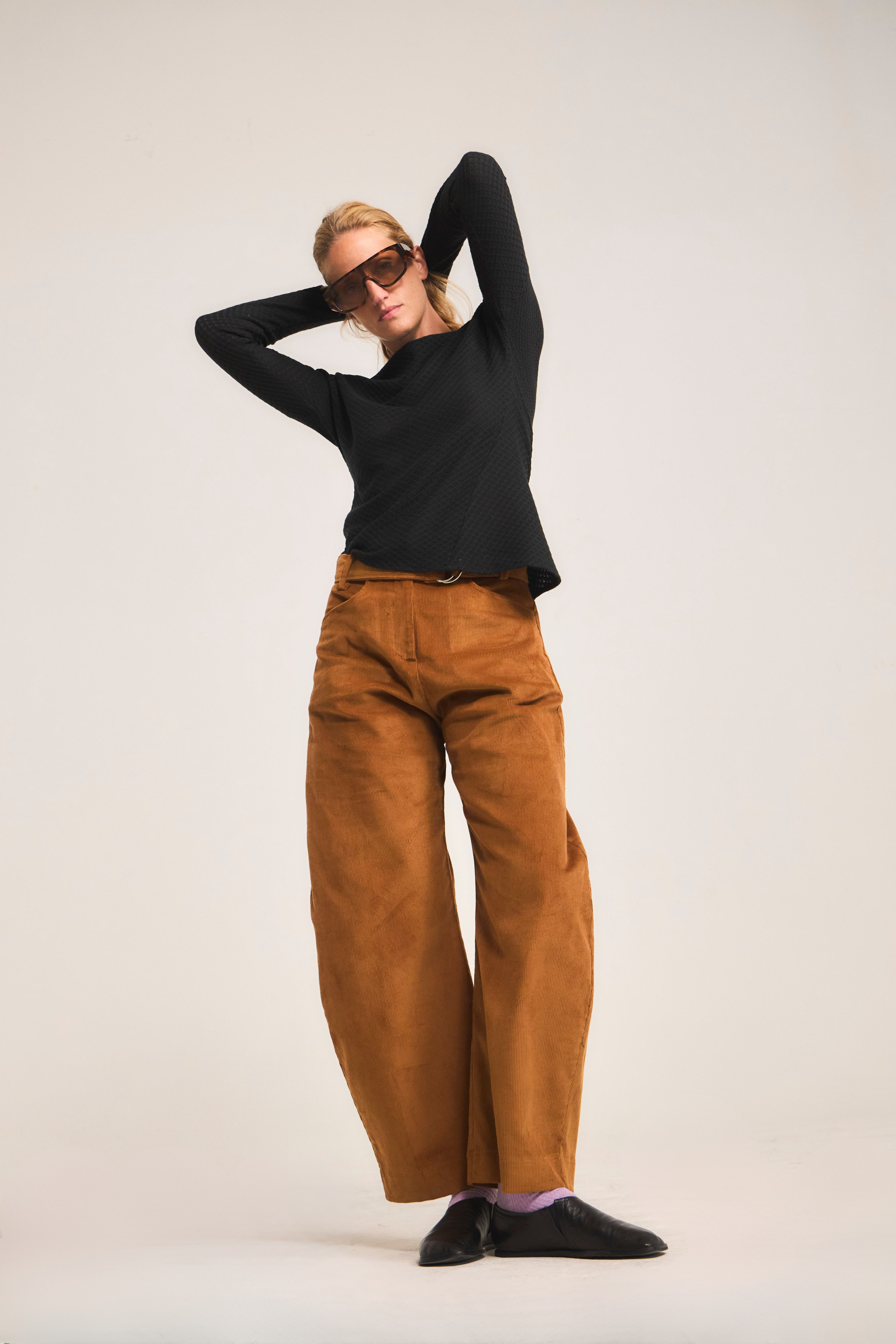 Pantalon Vivante Cotele Camel