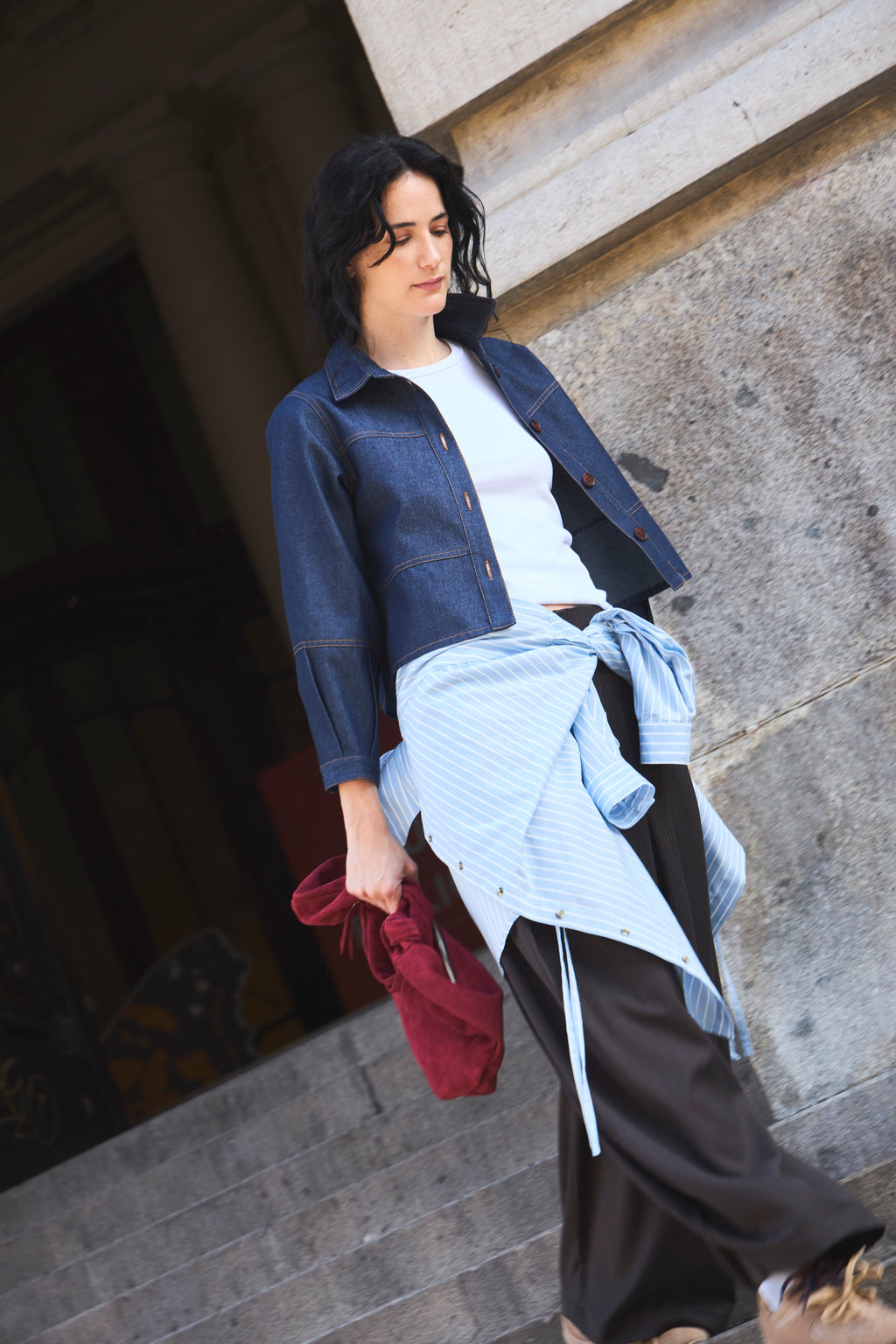 Chaqueta Porter Denim Azul