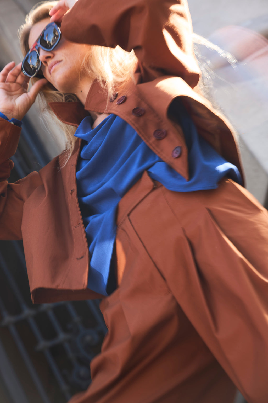 Blusa Drapeada Appui Azulina