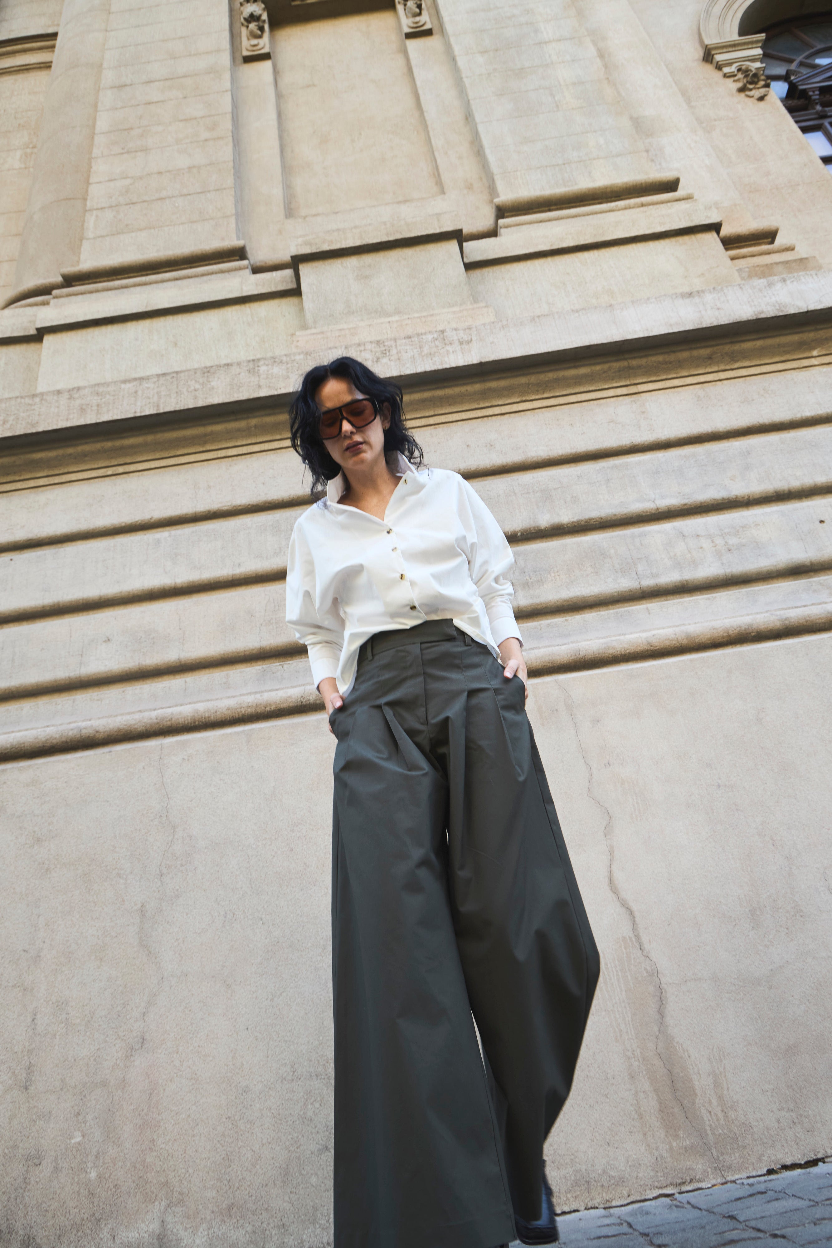 Pantalón Charge Algodón Verde