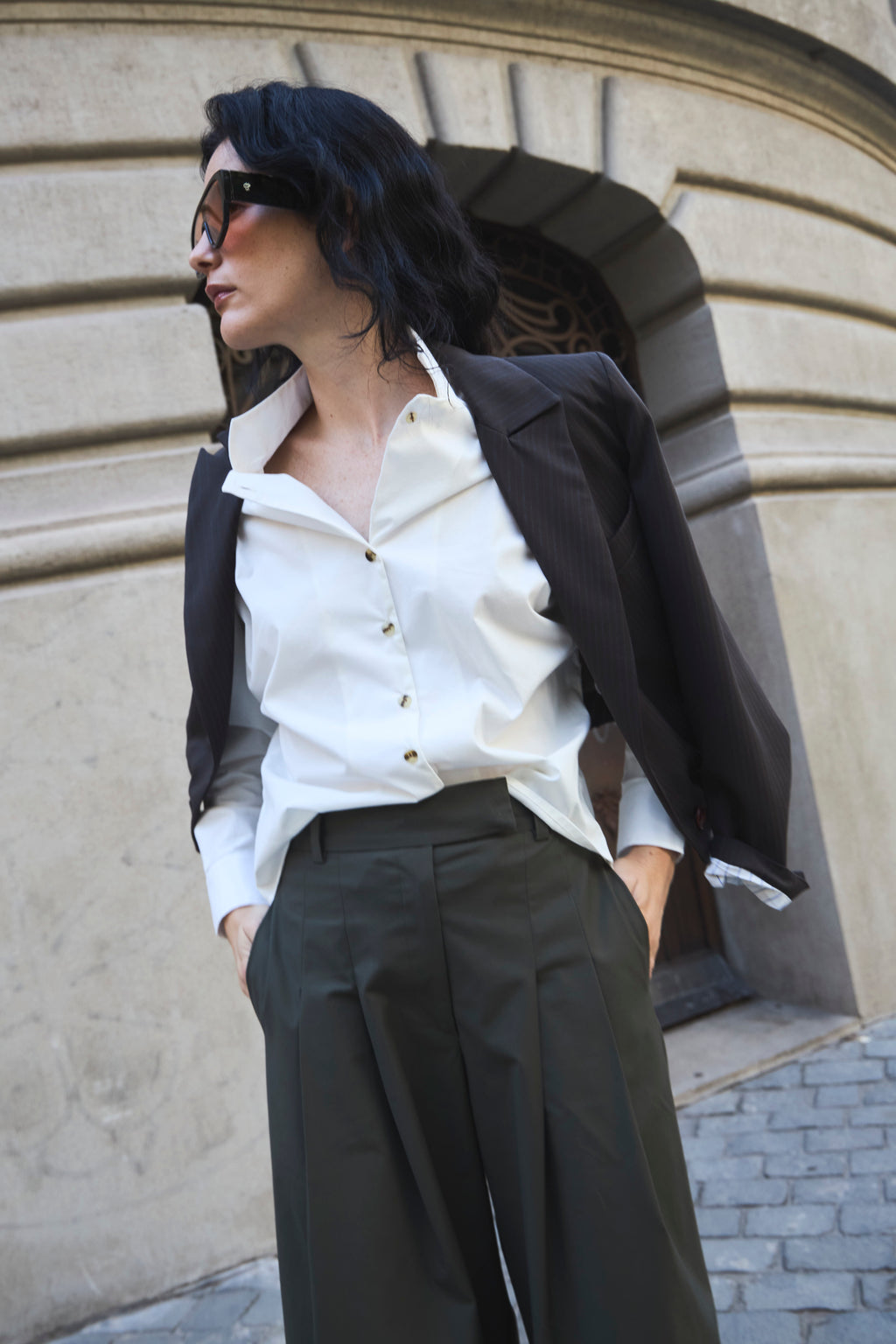 Blusa Gene Algodón Blanca