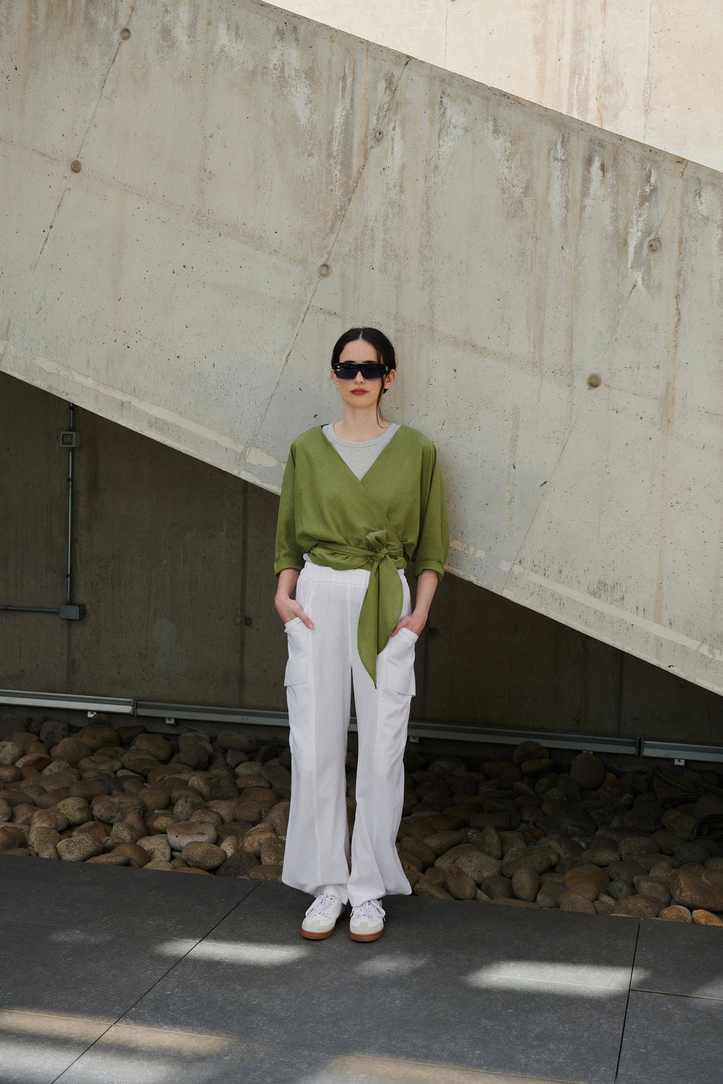 Pantalón Zas Lino Blanco