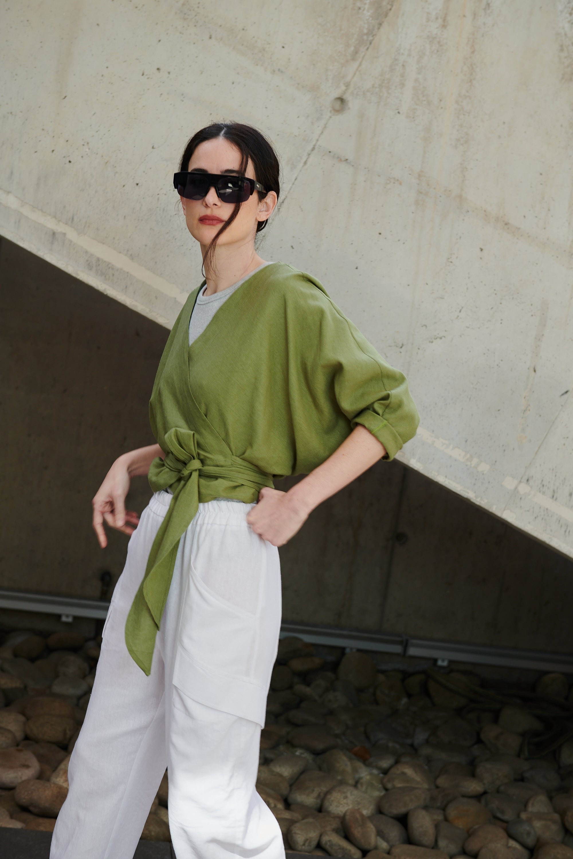 Pantalón Zas Lino Blanco