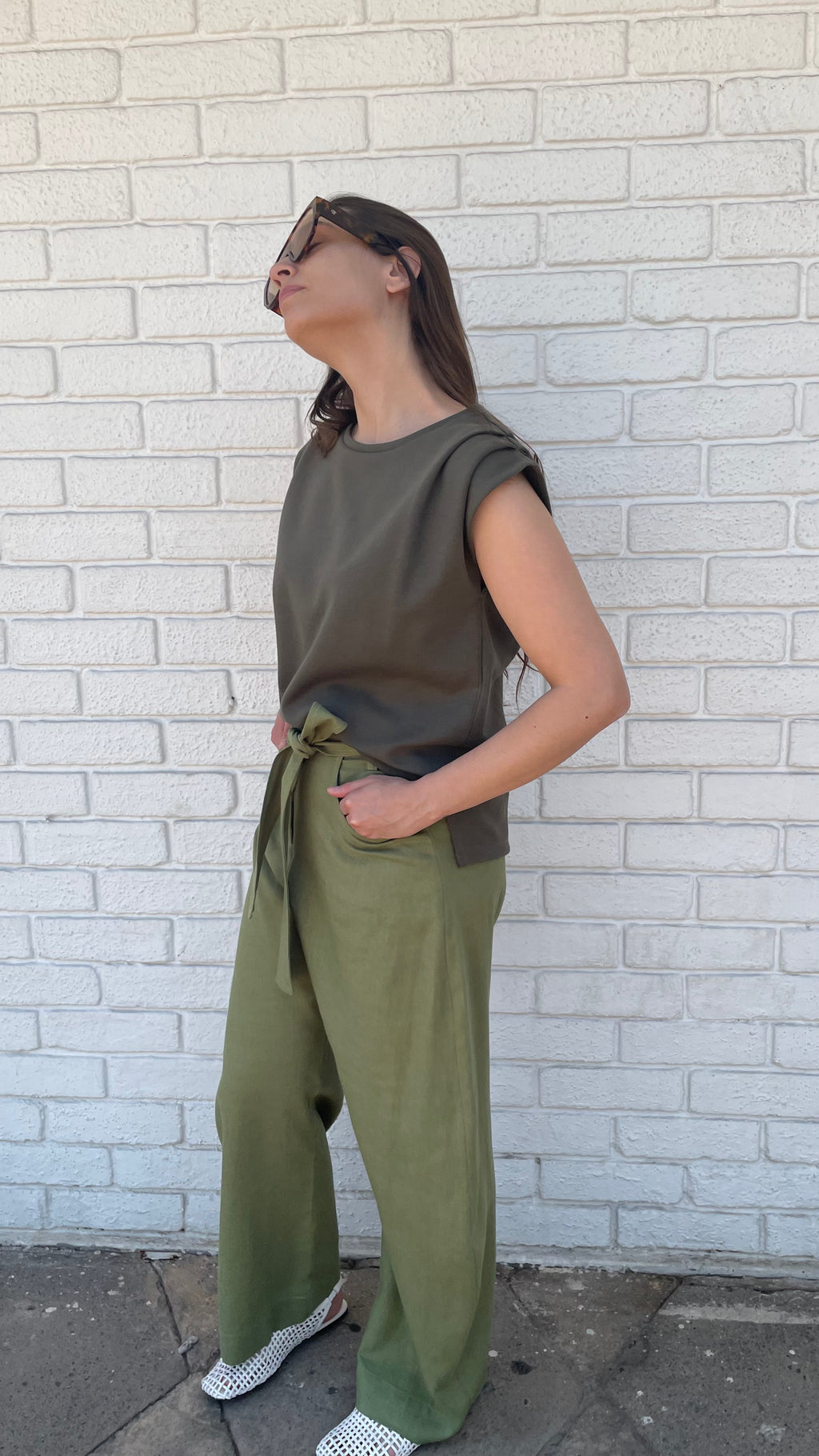 Polera Essence Verde Musgo