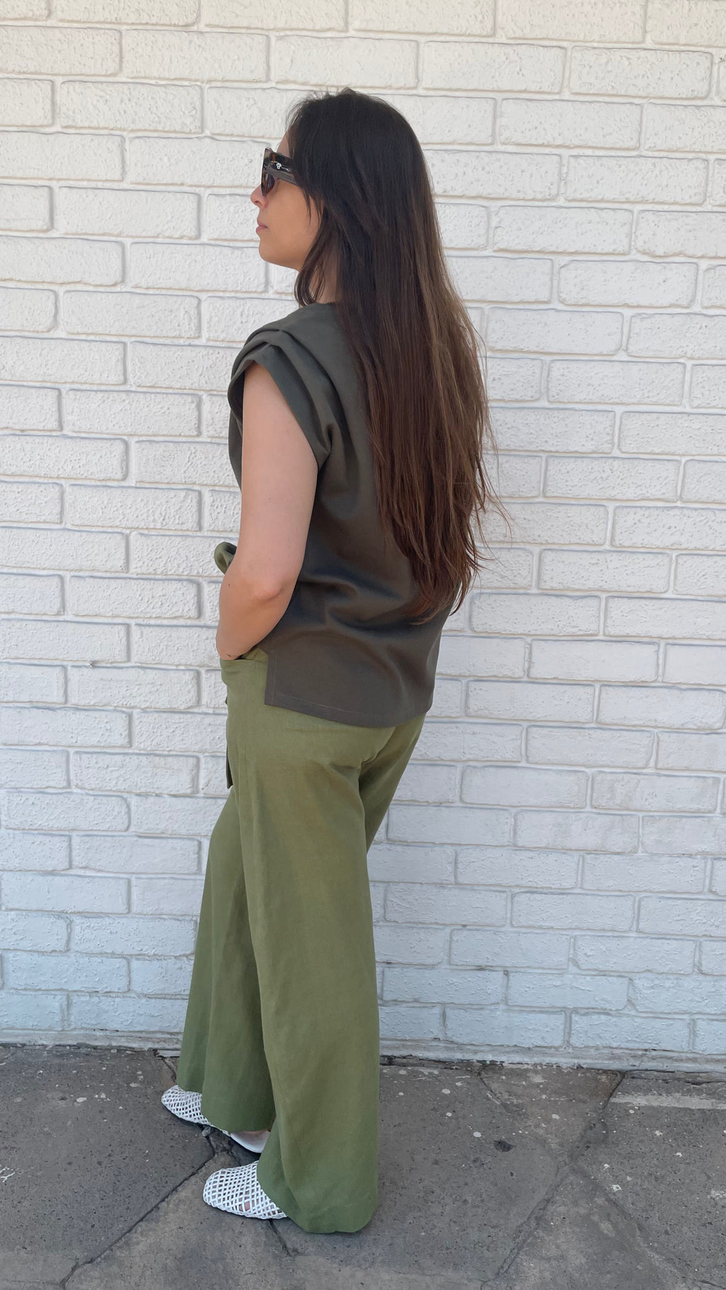 Polera Essence Verde Musgo