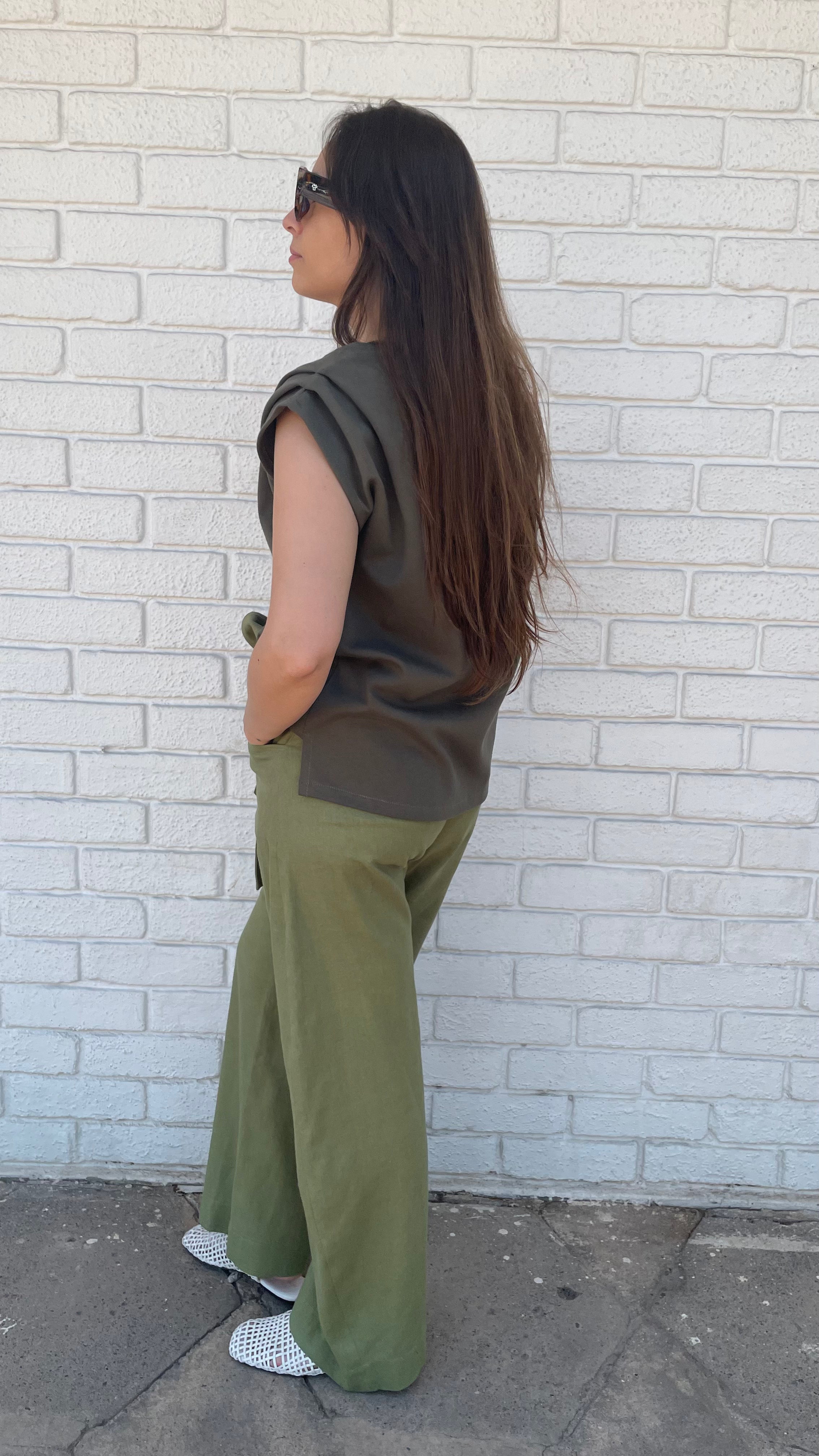 Polera Essence Verde Musgo