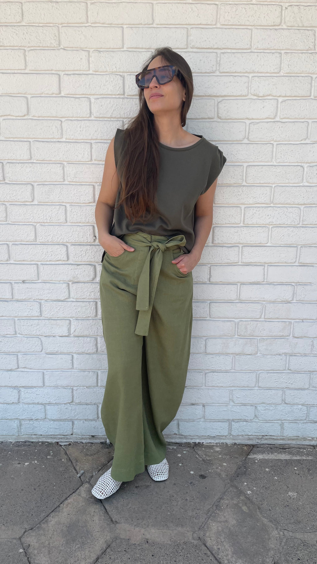 Polera Essence Verde Musgo