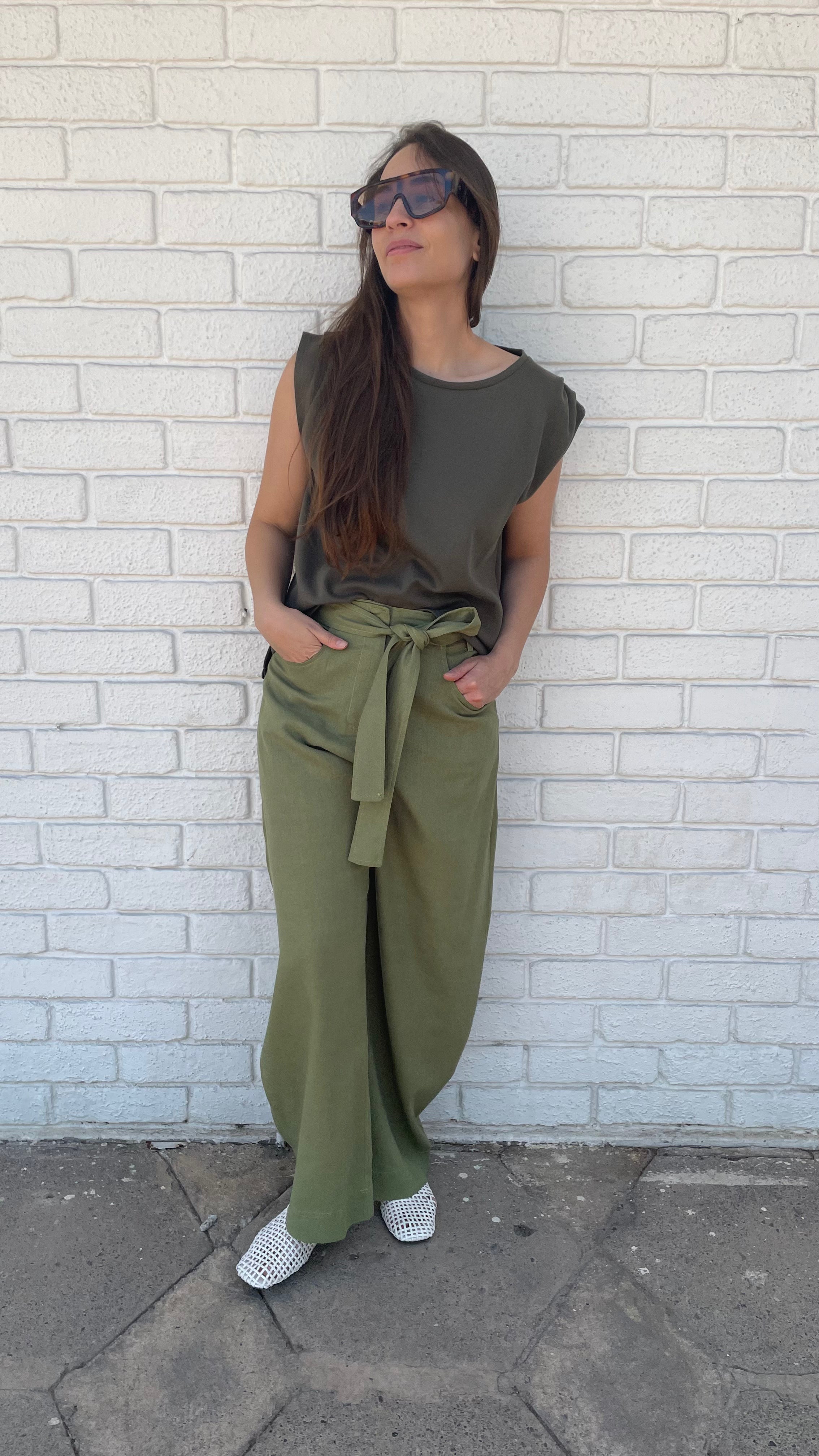 Polera Essence Verde Musgo