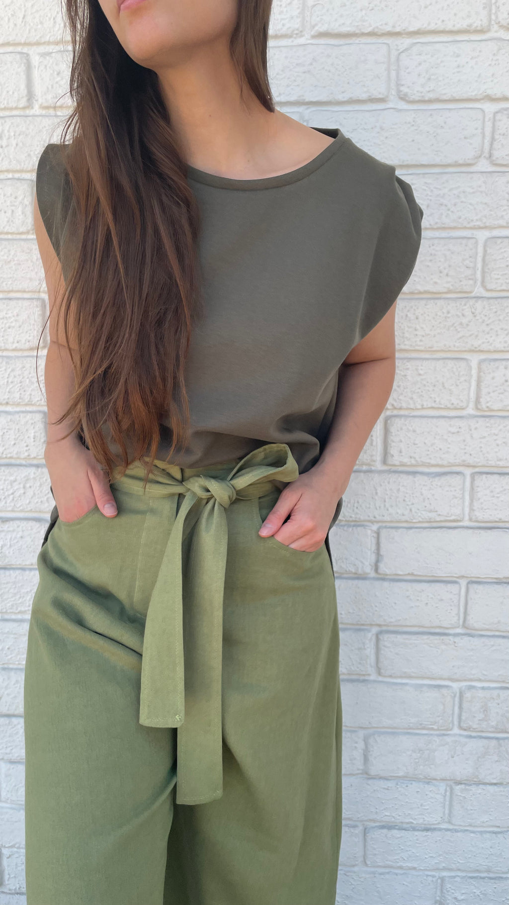 Polera Essence Verde Musgo