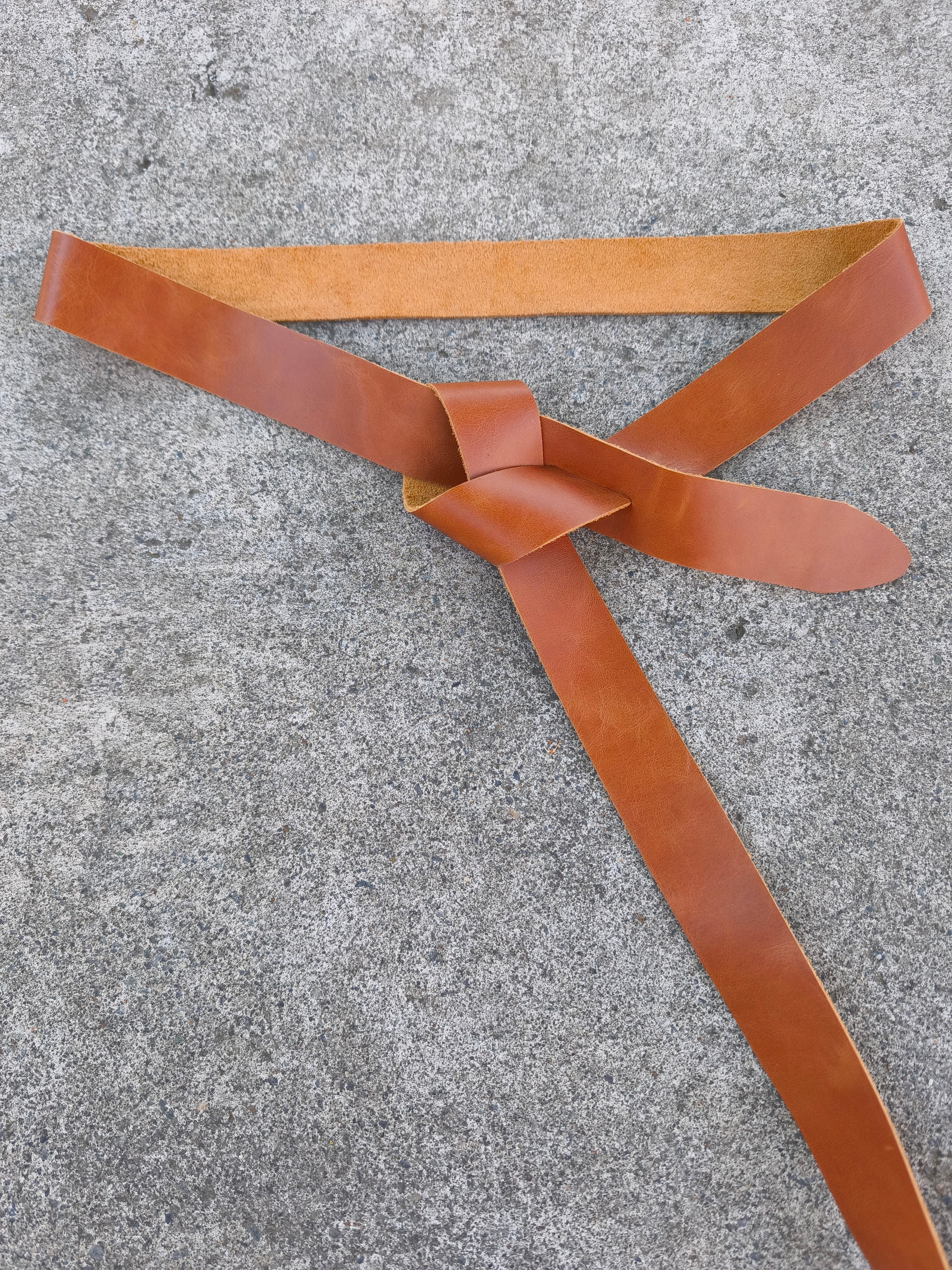 Cinturón XL 100% Cuero Camel