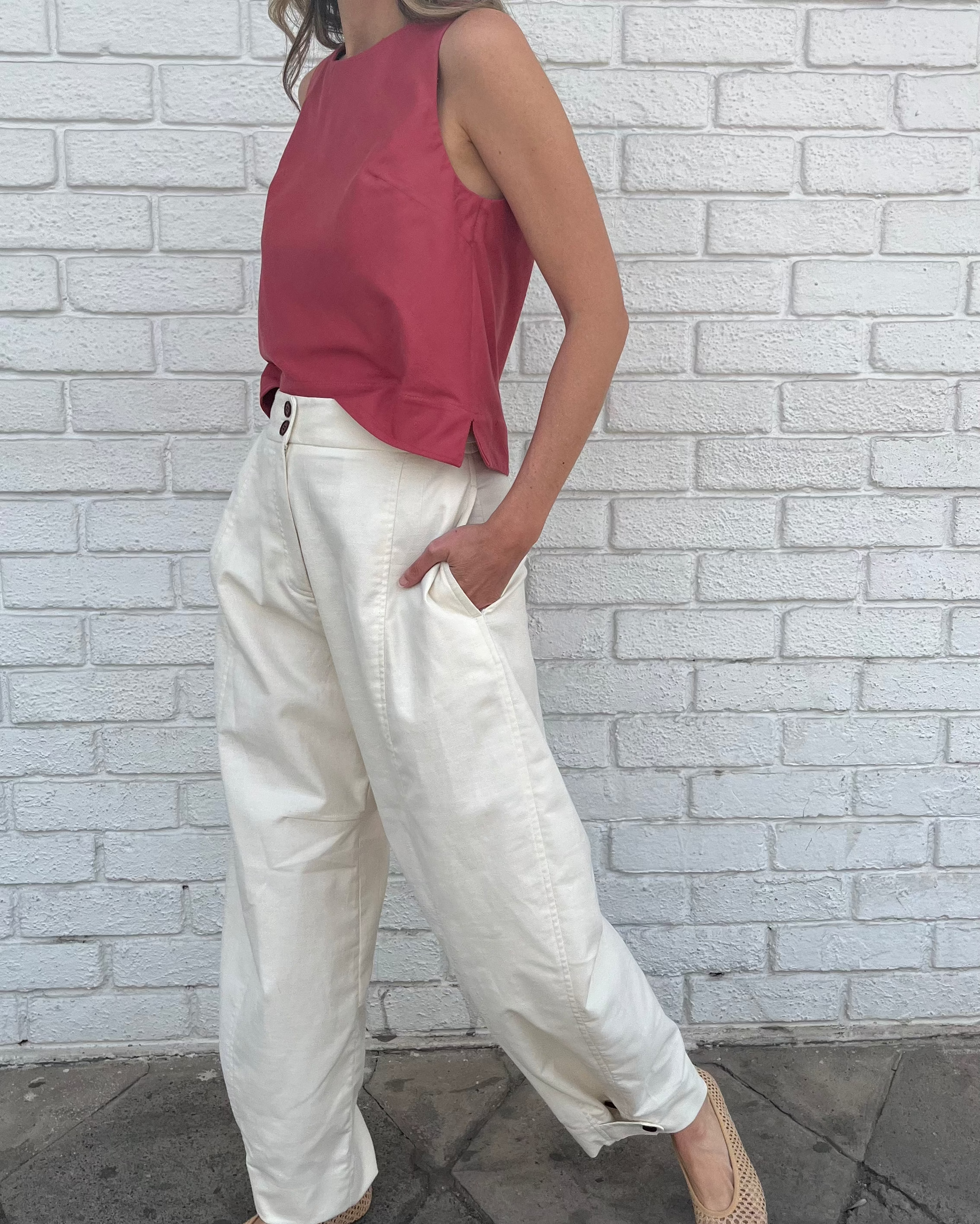 Pantalón Tiger Algodón Crudo