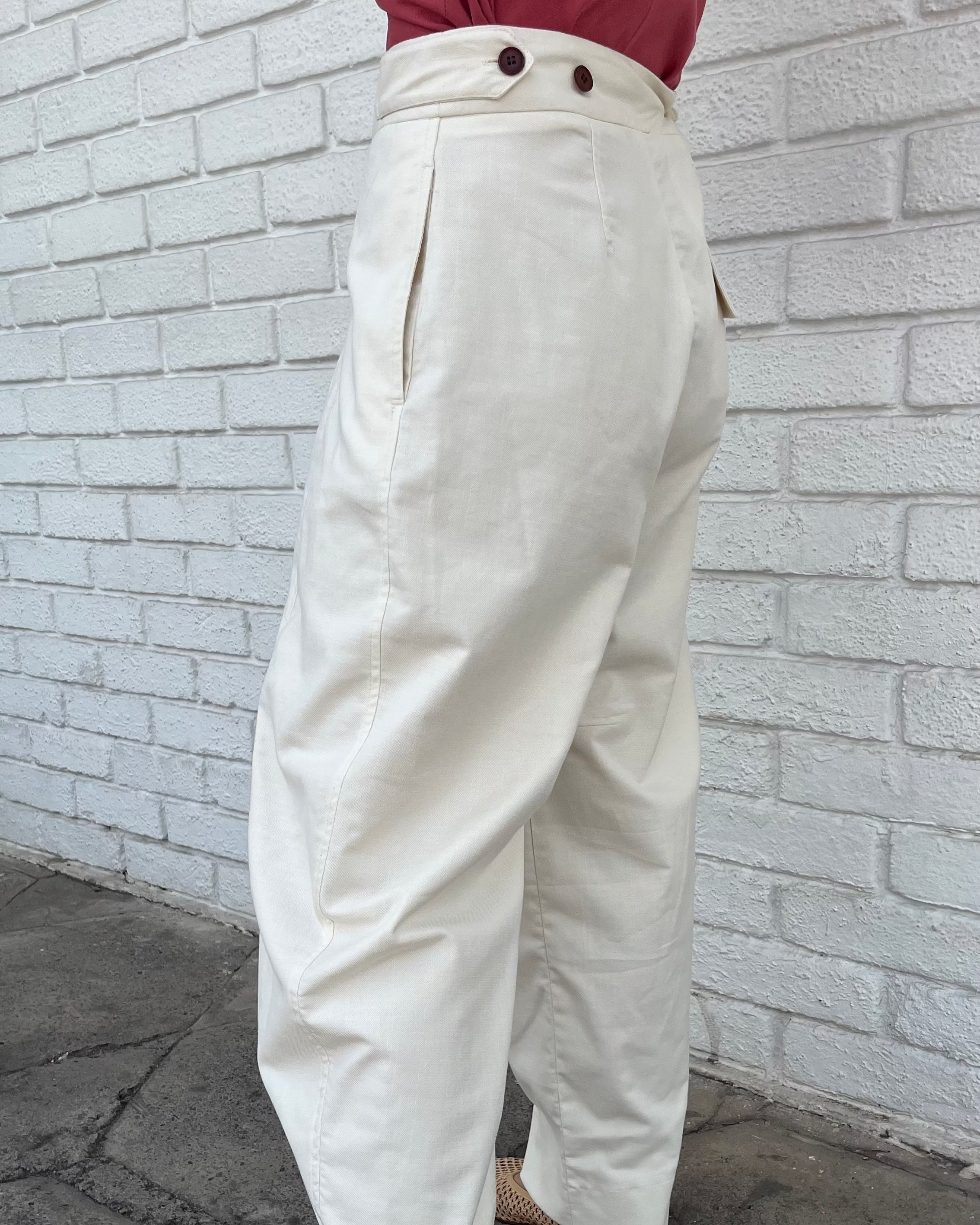 Pantalón Tiger Algodón Crudo