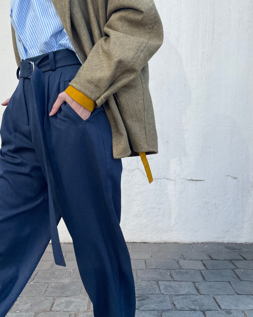 Pantalón Donna Espiga Azul