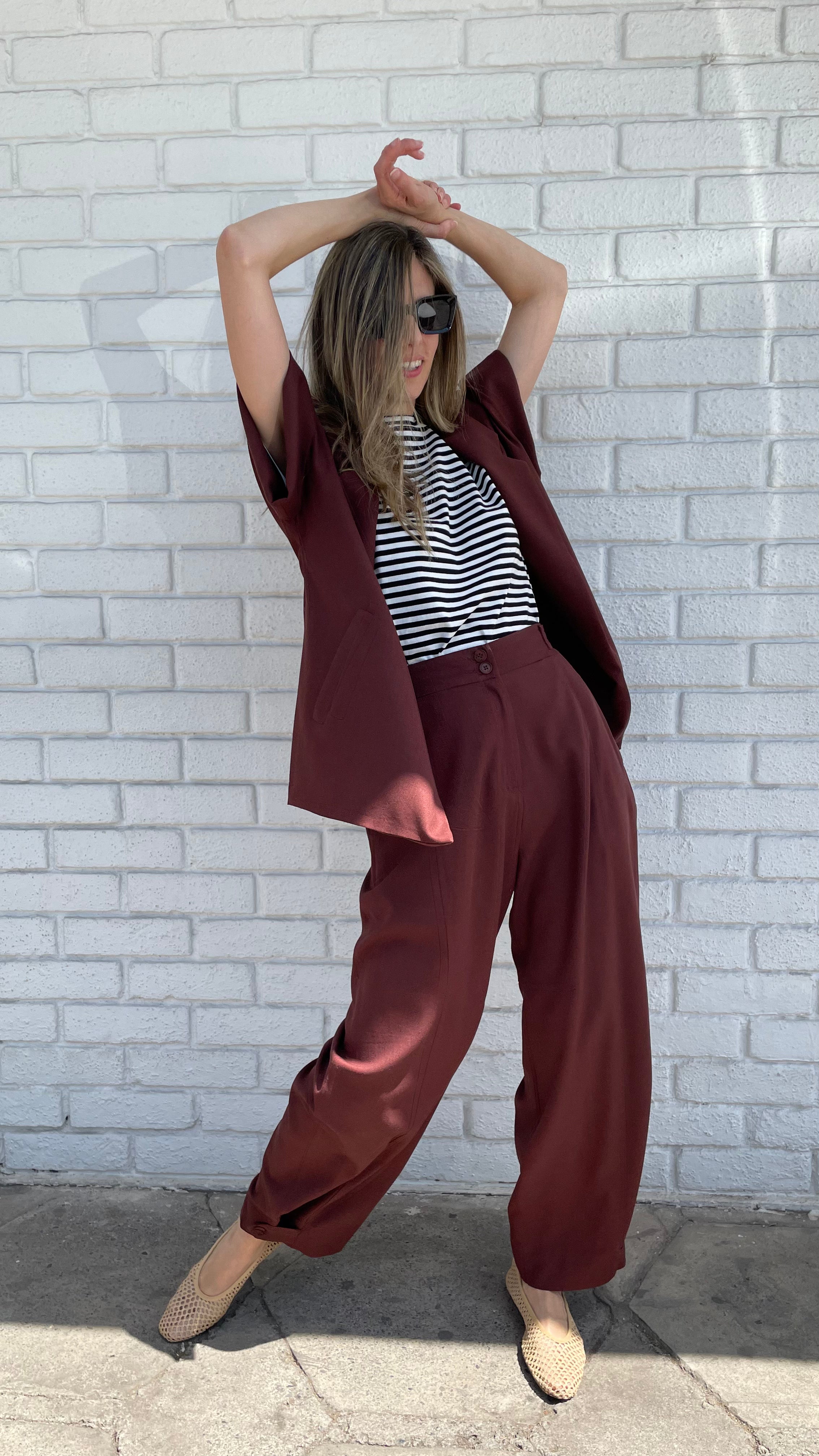 Pantalón Tiger Lino Carmenere