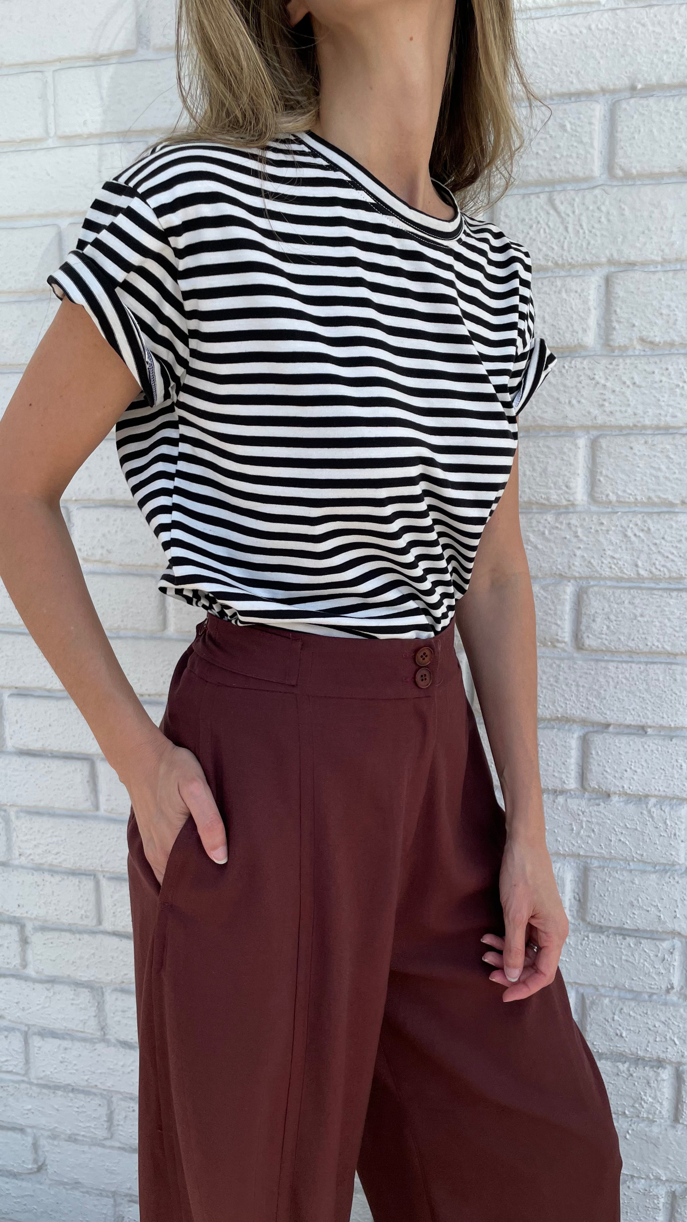 Pantalón Tiger Lino Carmenere