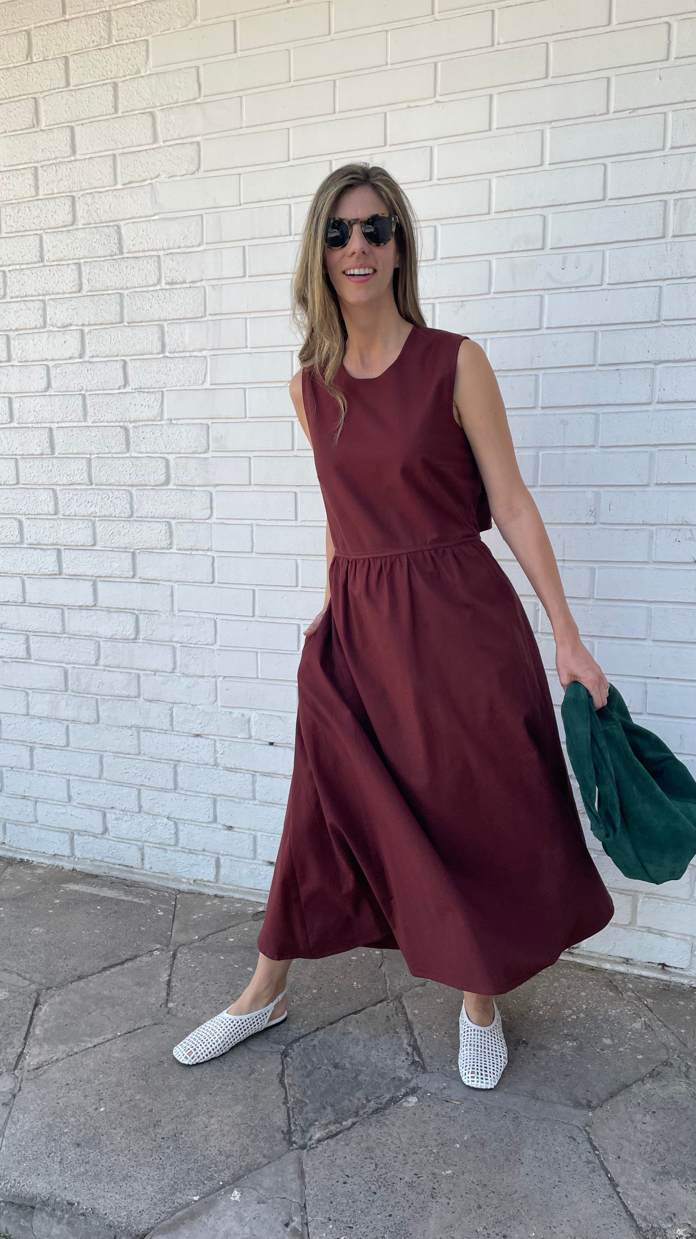 Vestido Force Algodón Carmenere