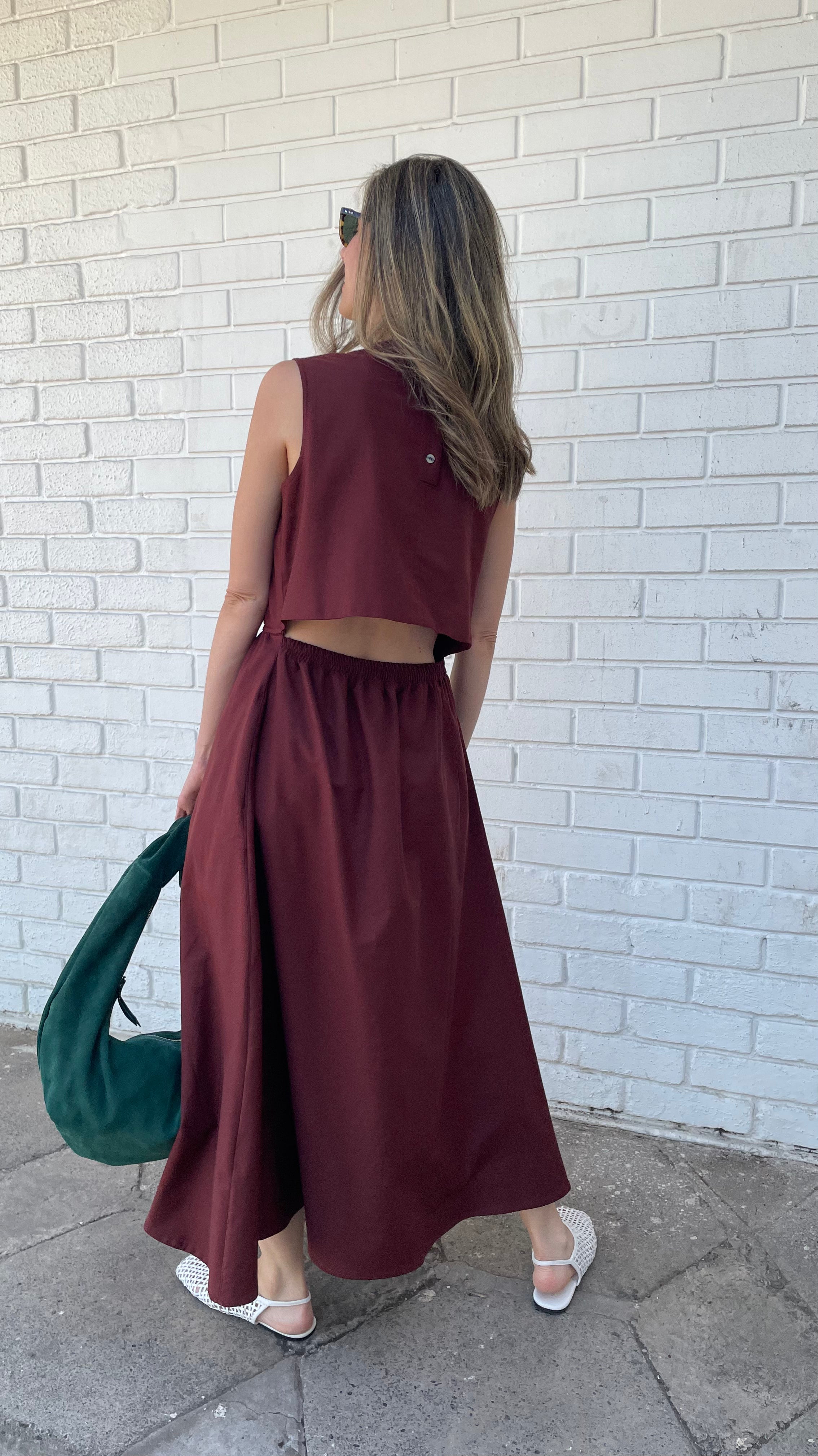 Vestido Force Algodón Carmenere