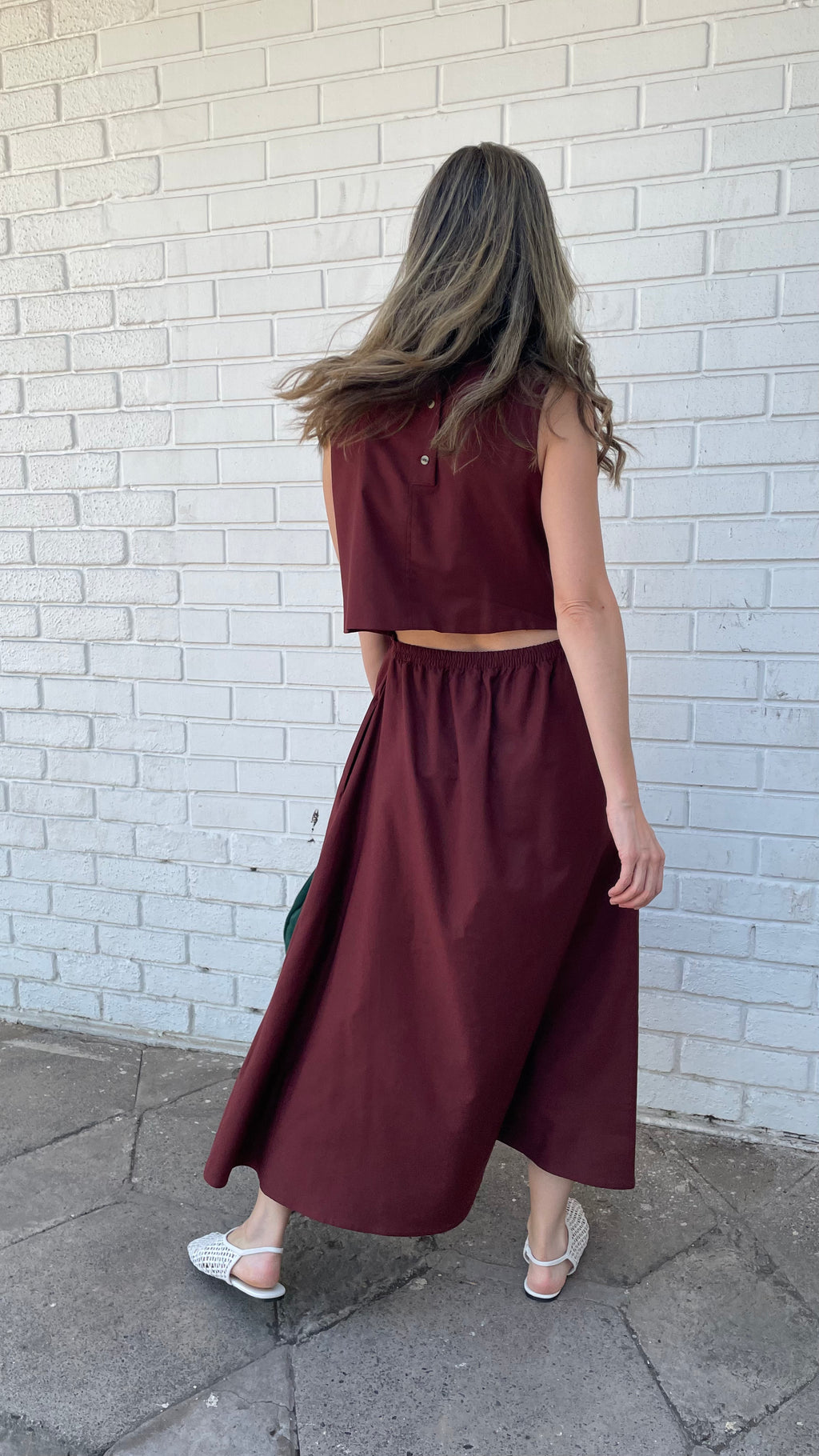 Vestido Force Algodón Carmenere