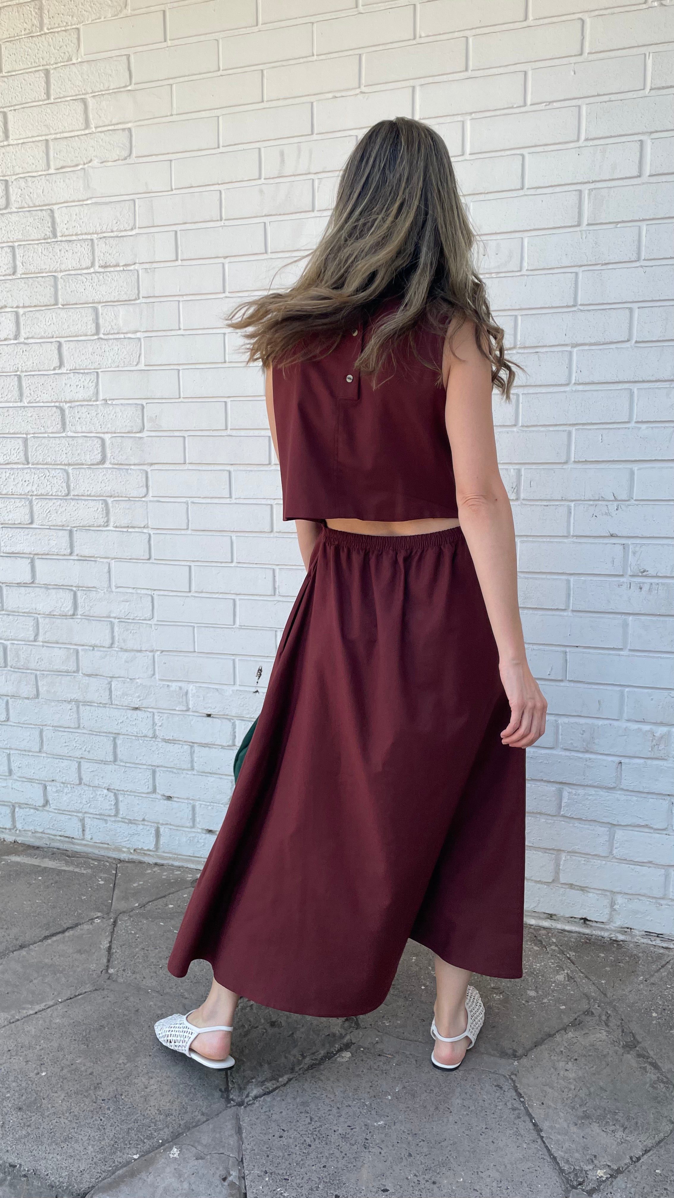 Vestido Force Algodón Carmenere