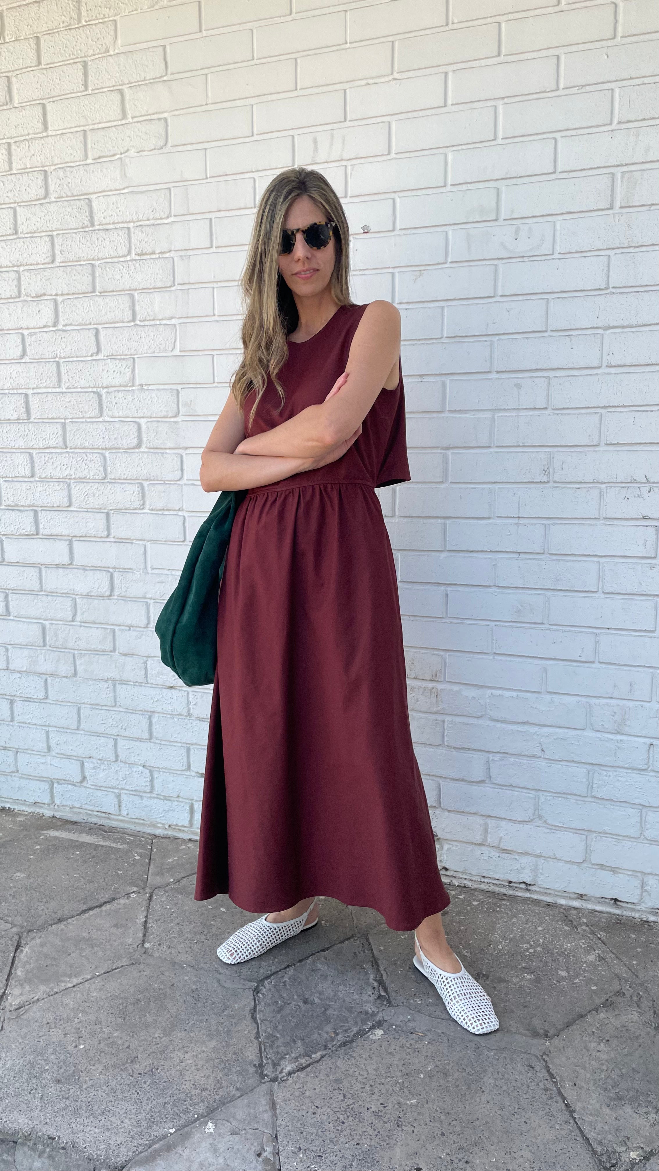 Vestido Force Algodón Carmenere