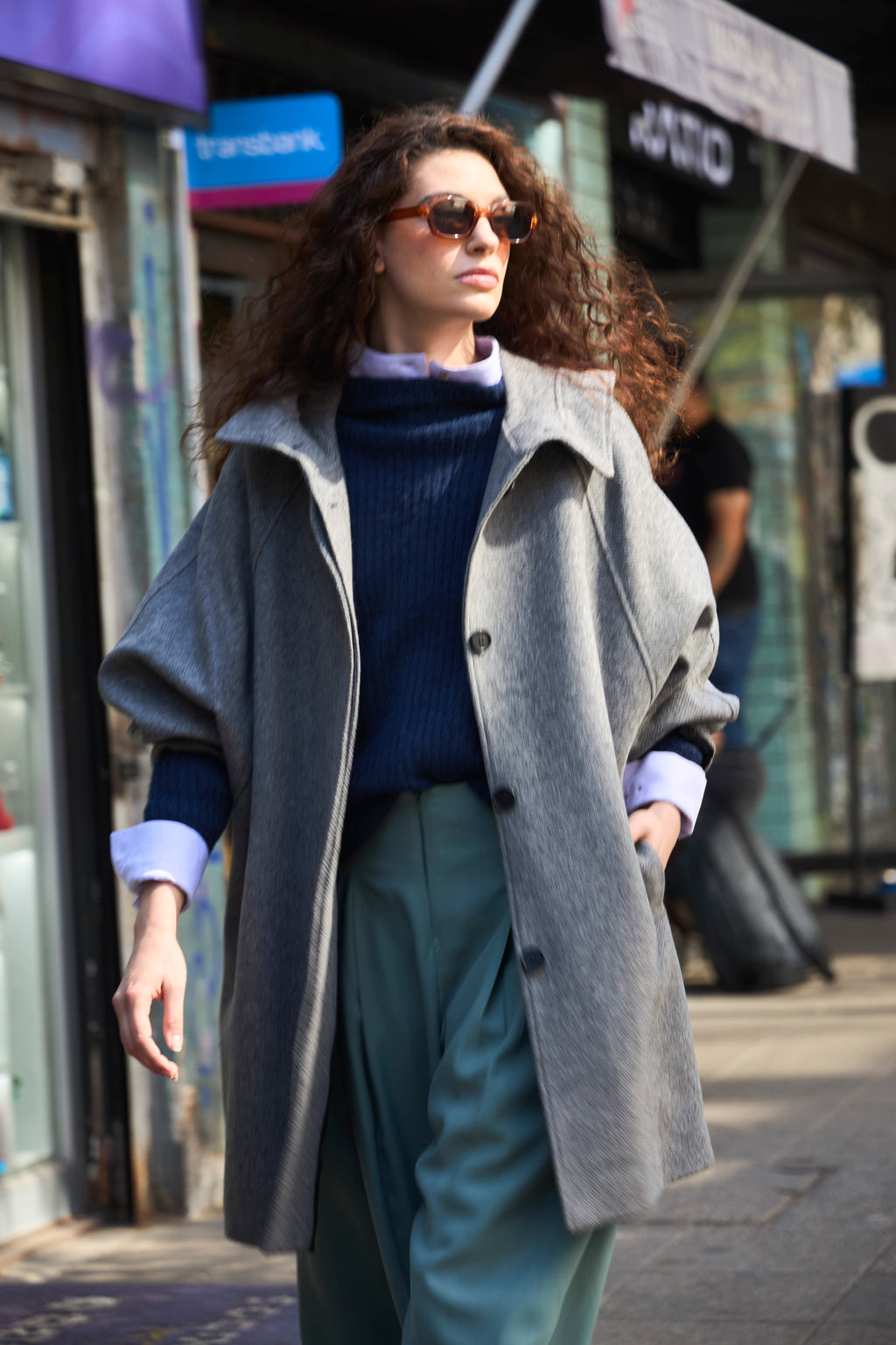 Dunes Gray Wool Jacket