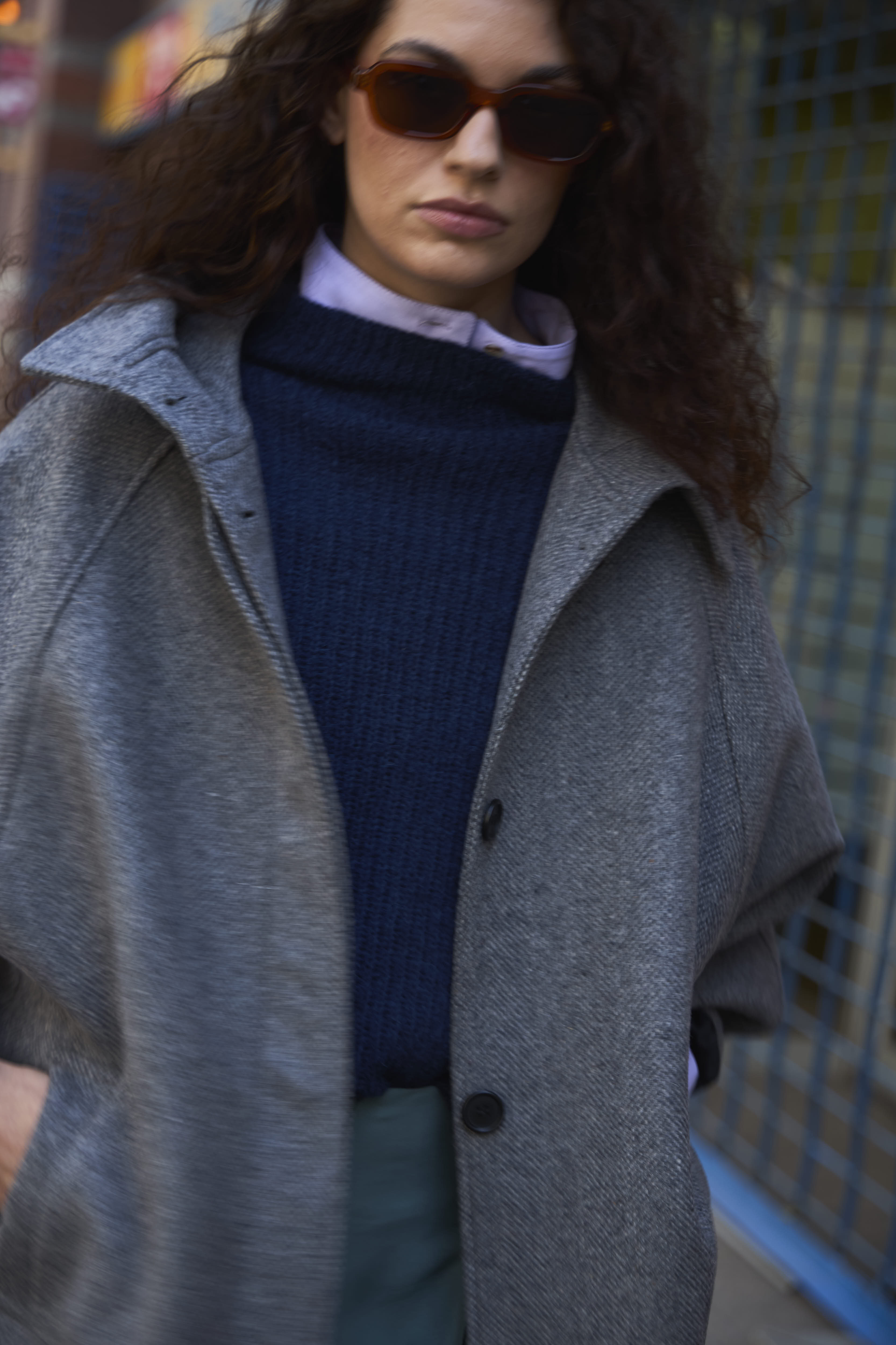 Dunes Gray Wool Jacket