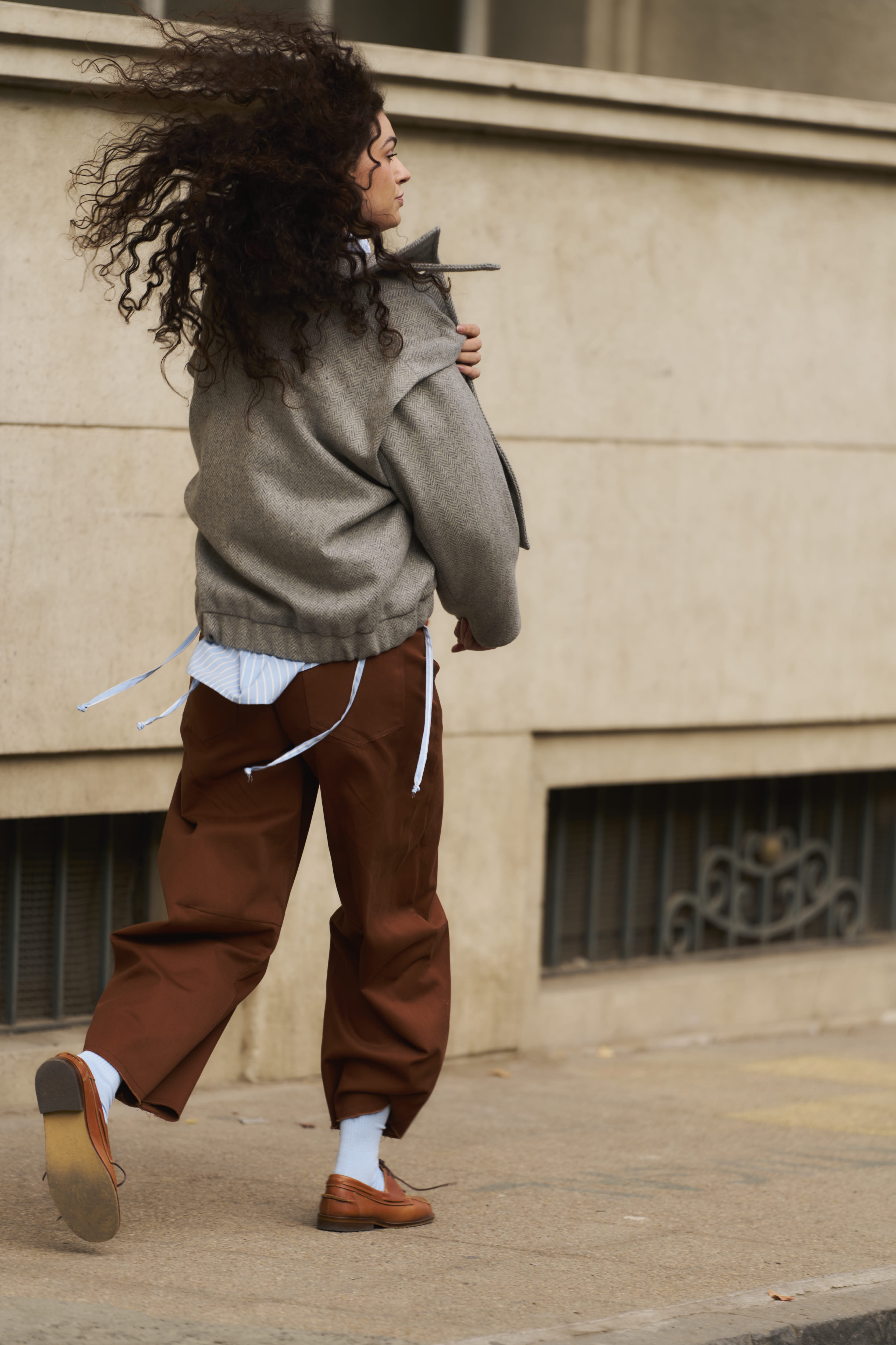 Pantalón Daft 100% Algodón Tabaco