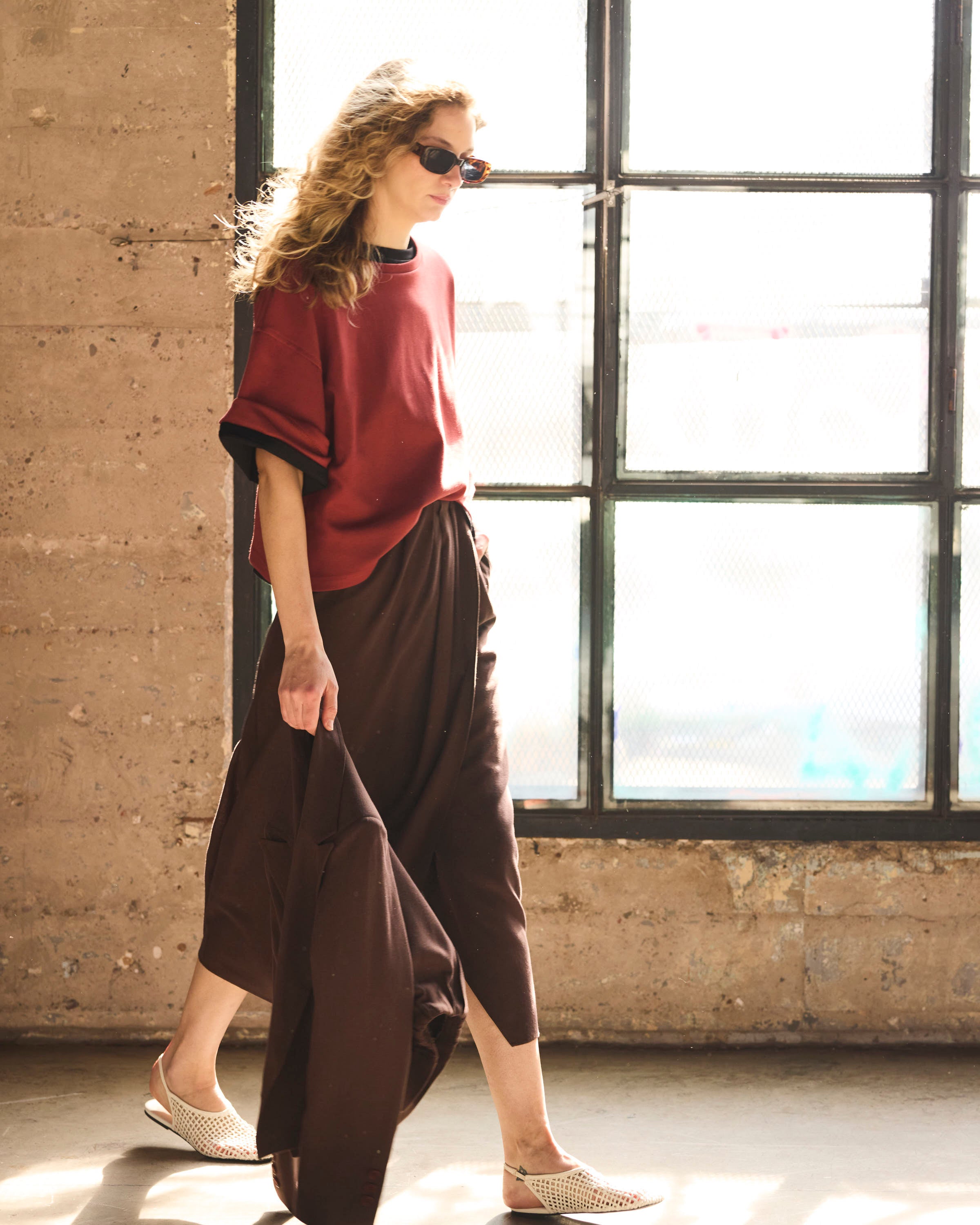 Polera Vaillance Terracota