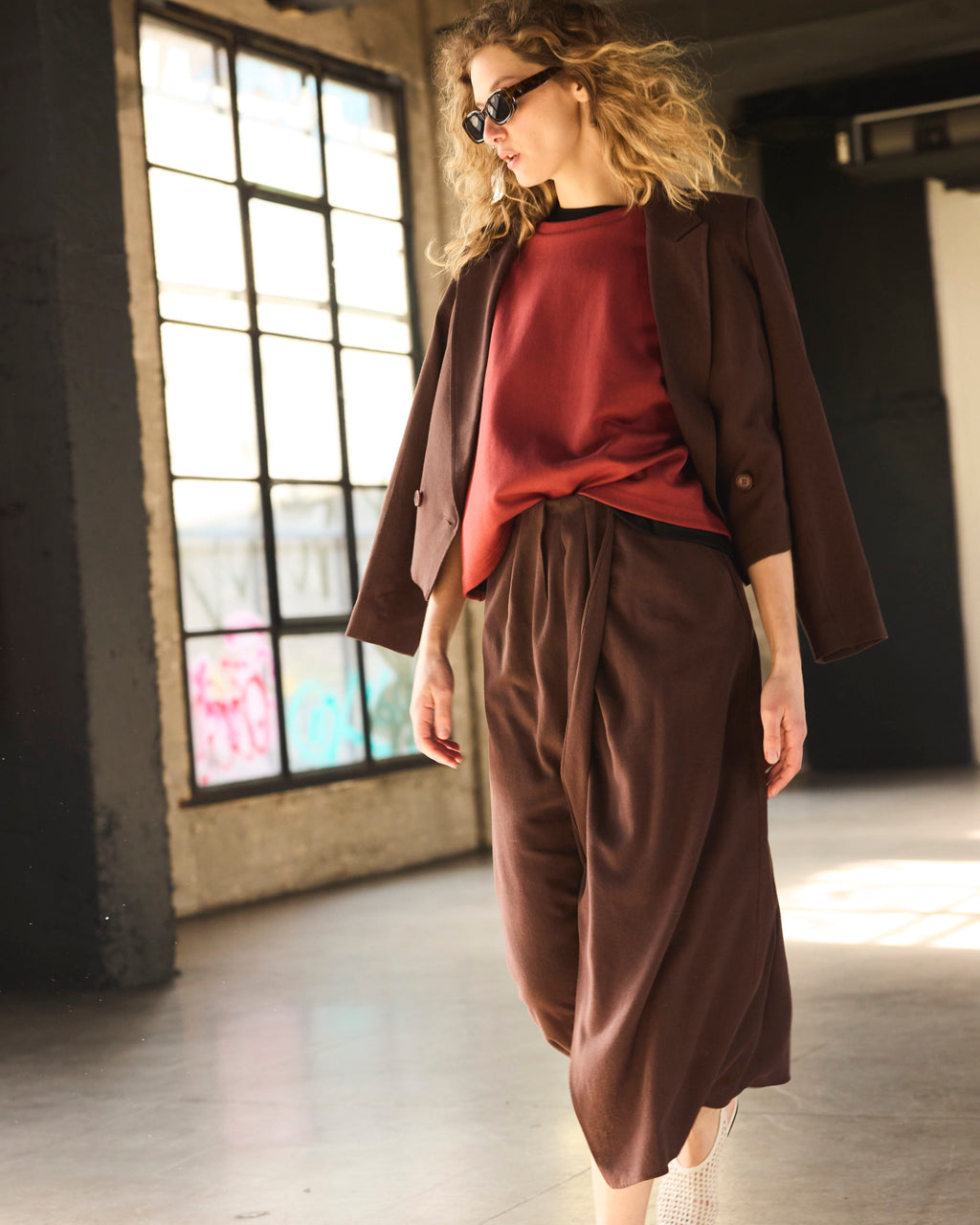 Polera Vaillance Terracota