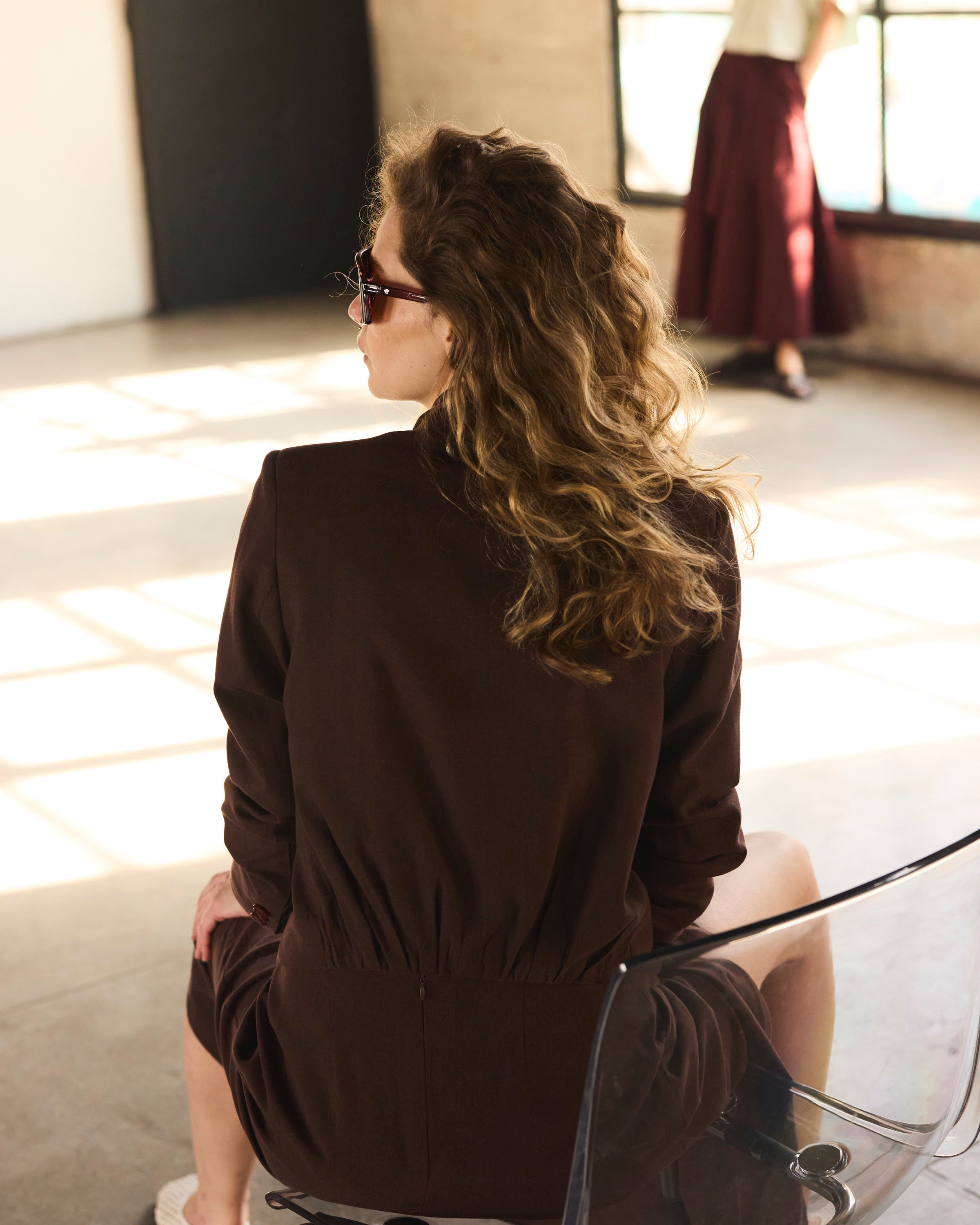 Blazer Volonte Lino Café