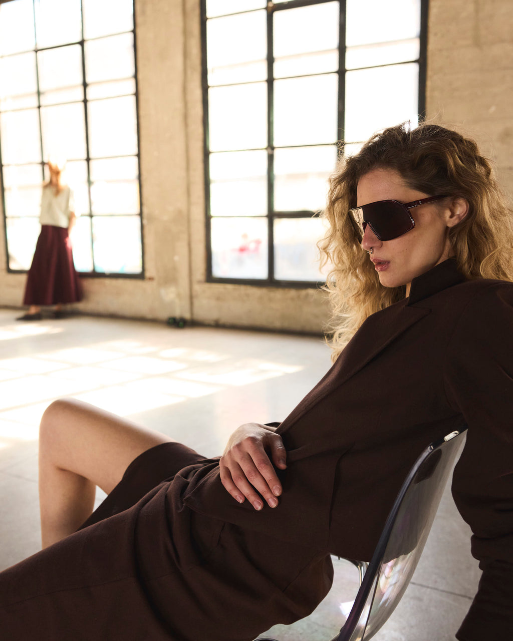 Blazer Volonte Lino Café