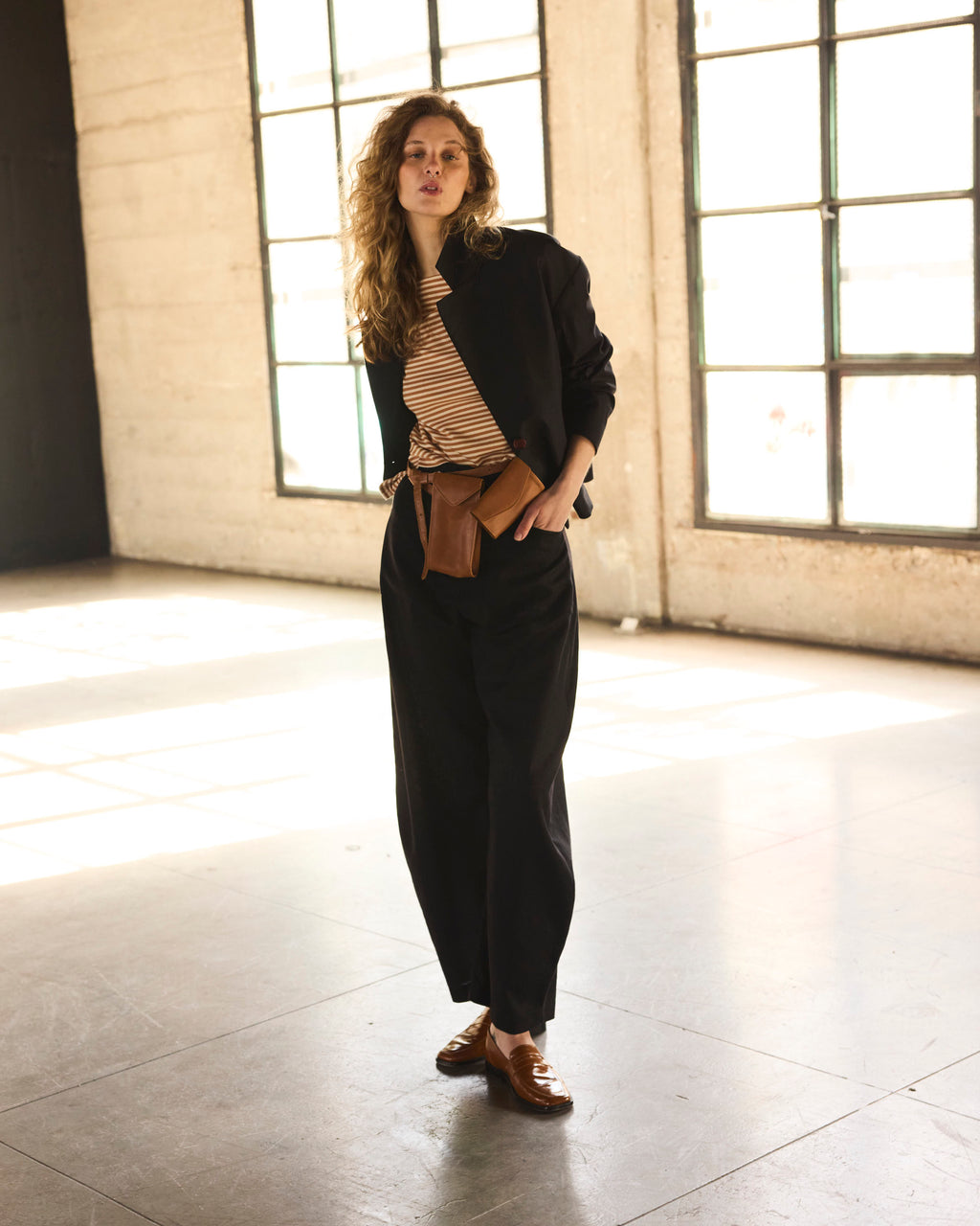 Pantalón Vienne Lino Negro