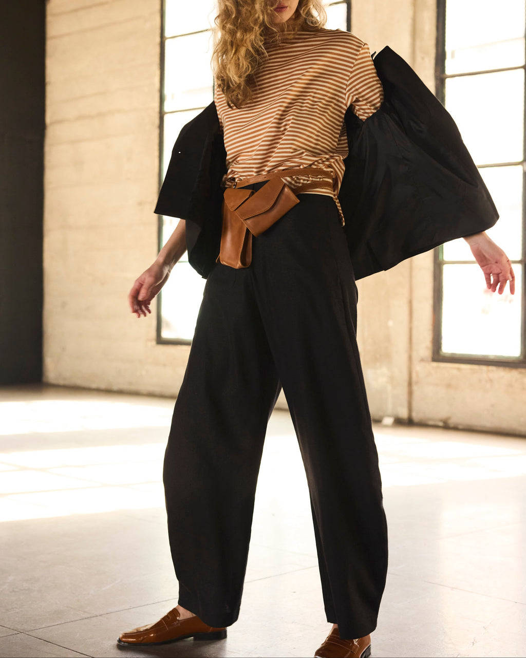 Pantalón Vienne Lino Negro