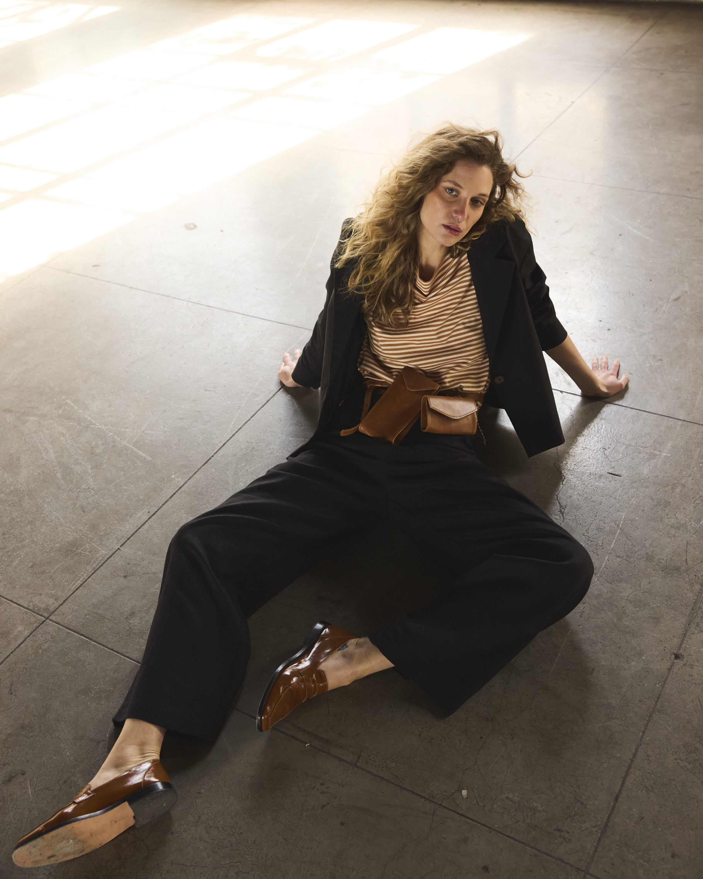 Blazer Medio Soleil 100% Algodón Negro