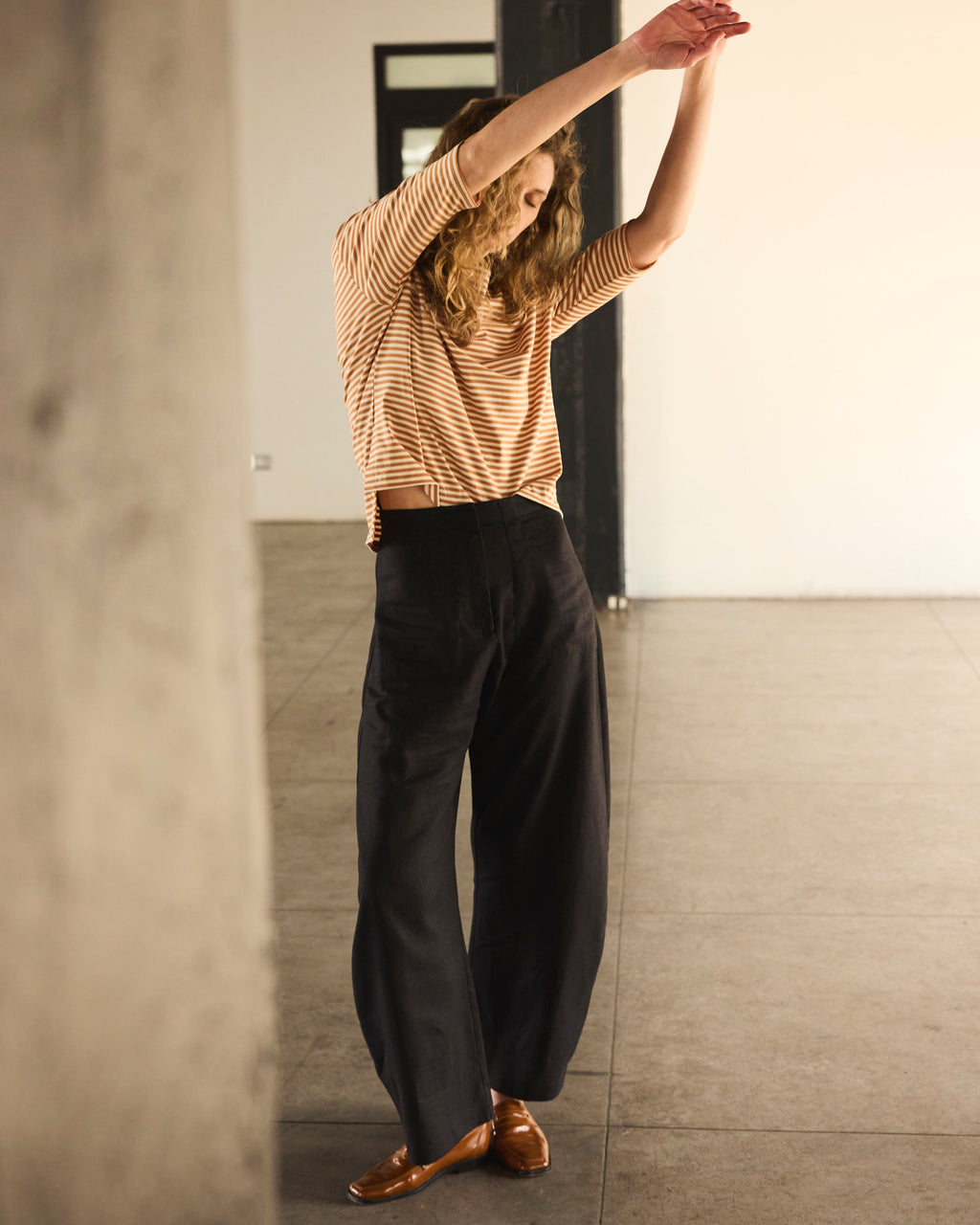 Pantalón Vienne Lino Negro