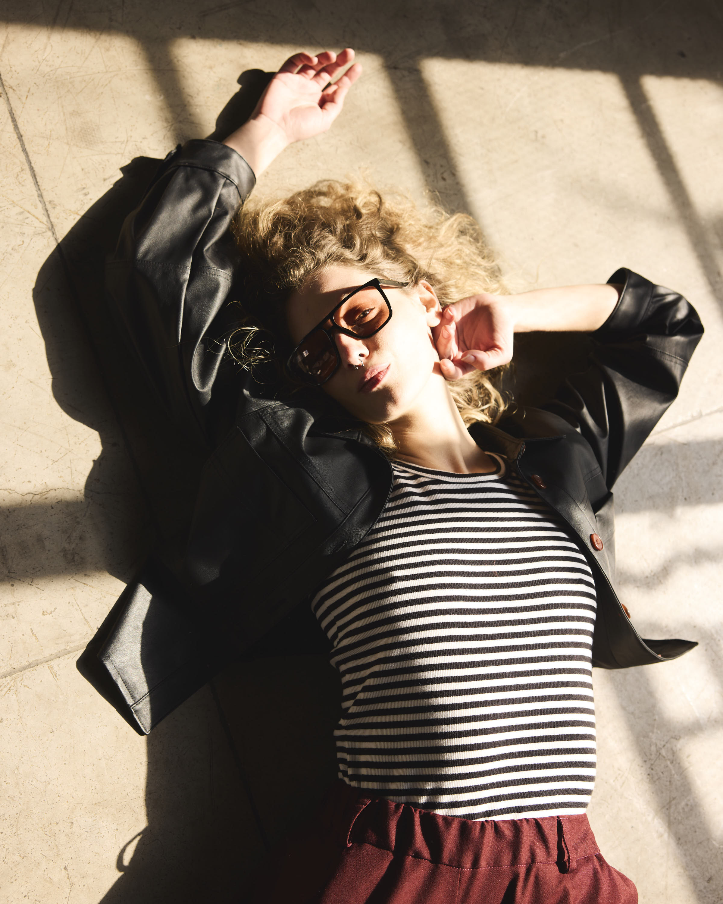 Chaqueta Corta Allure Ecocuero Negra