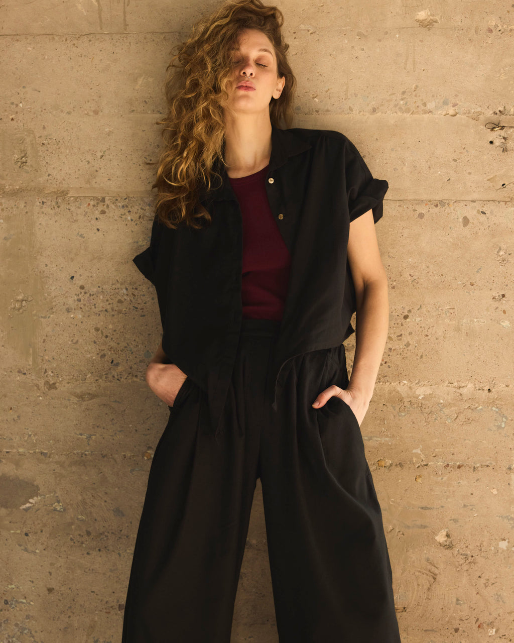 Pantalón Labille Algodón Negro