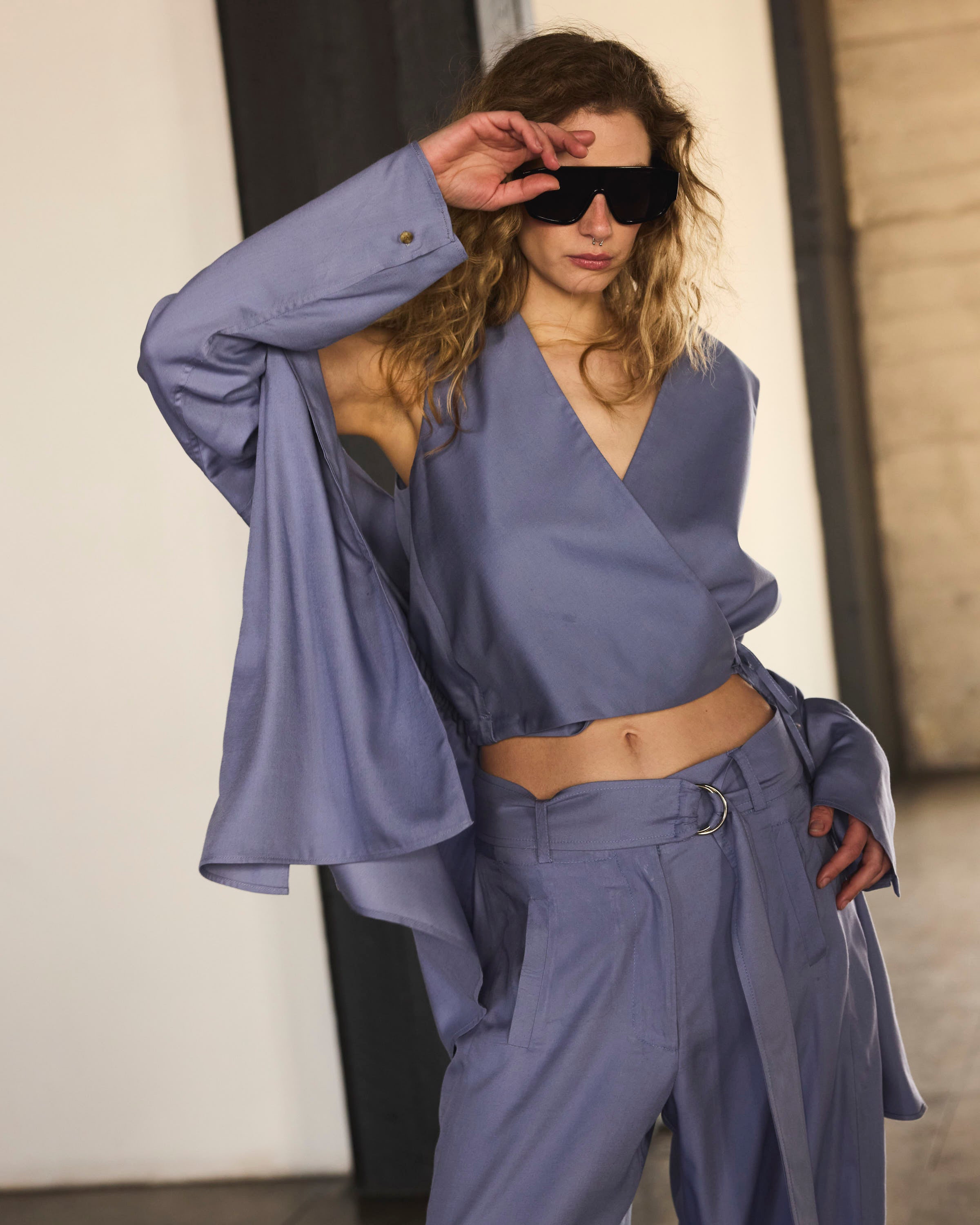 Blazer-Tapado Feu Microseda Lavanda | Limited Edition