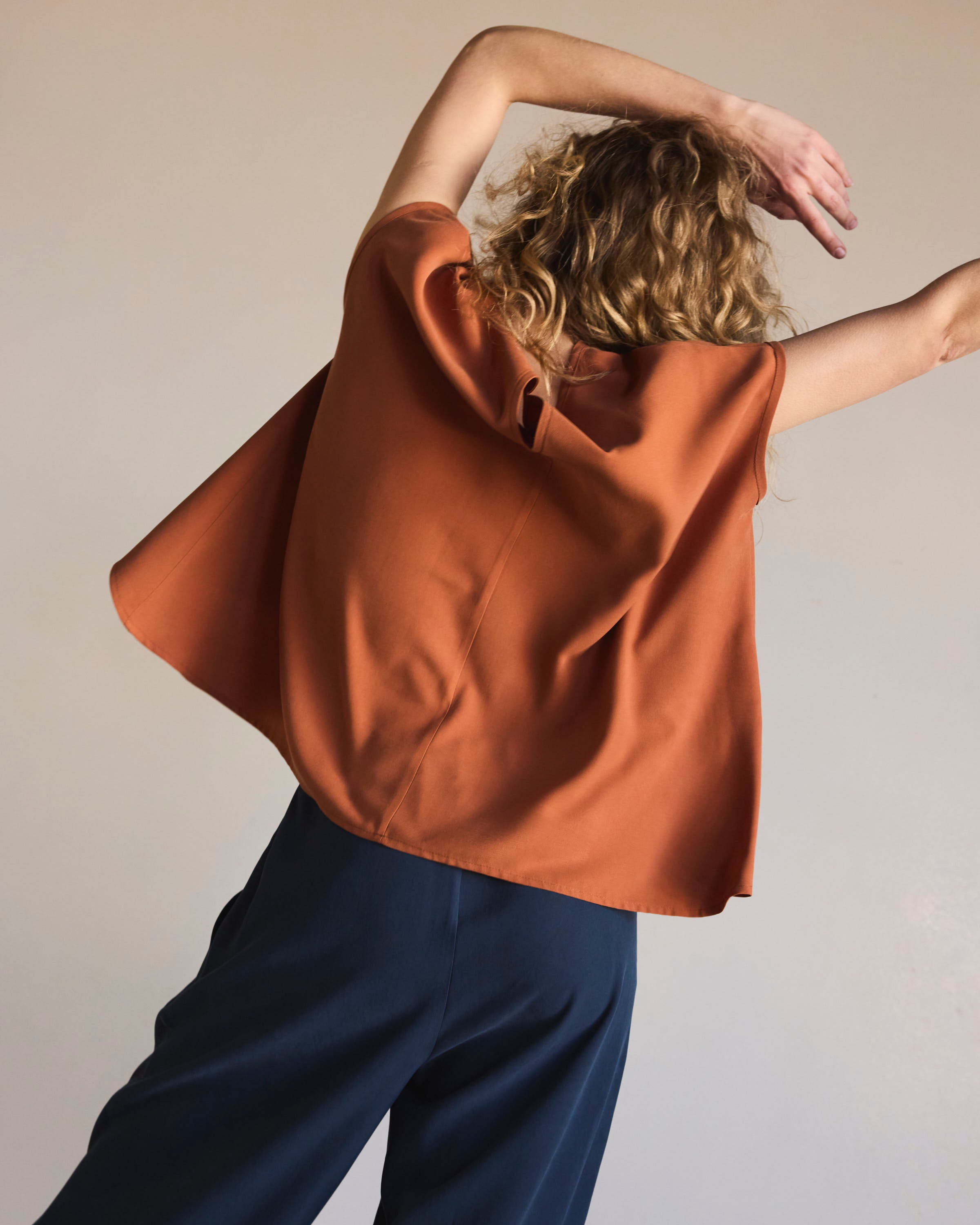 Top Sagasse Cupro Brick