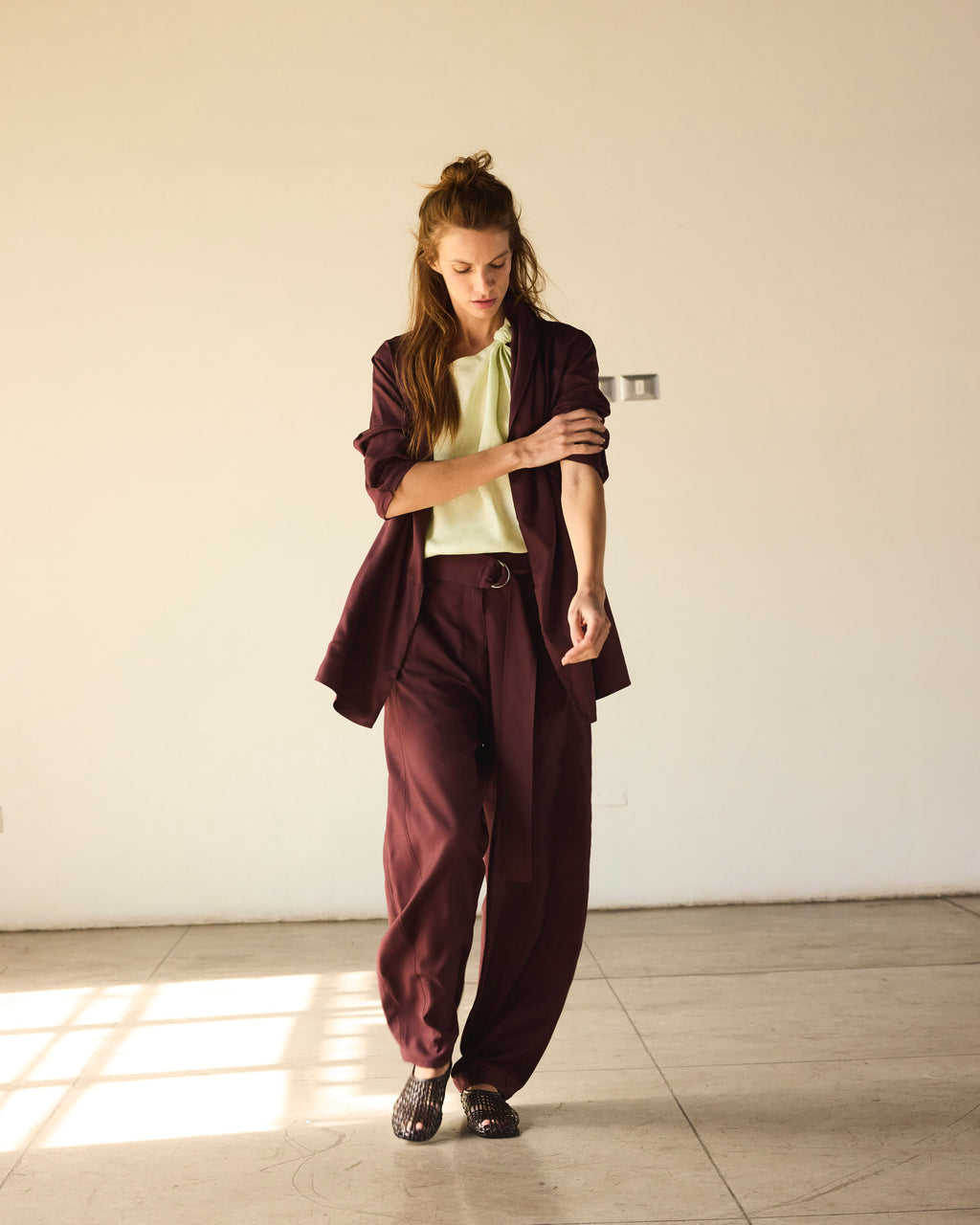 Blazer-Tapado Feu Microseda Malbec | Limited Edition