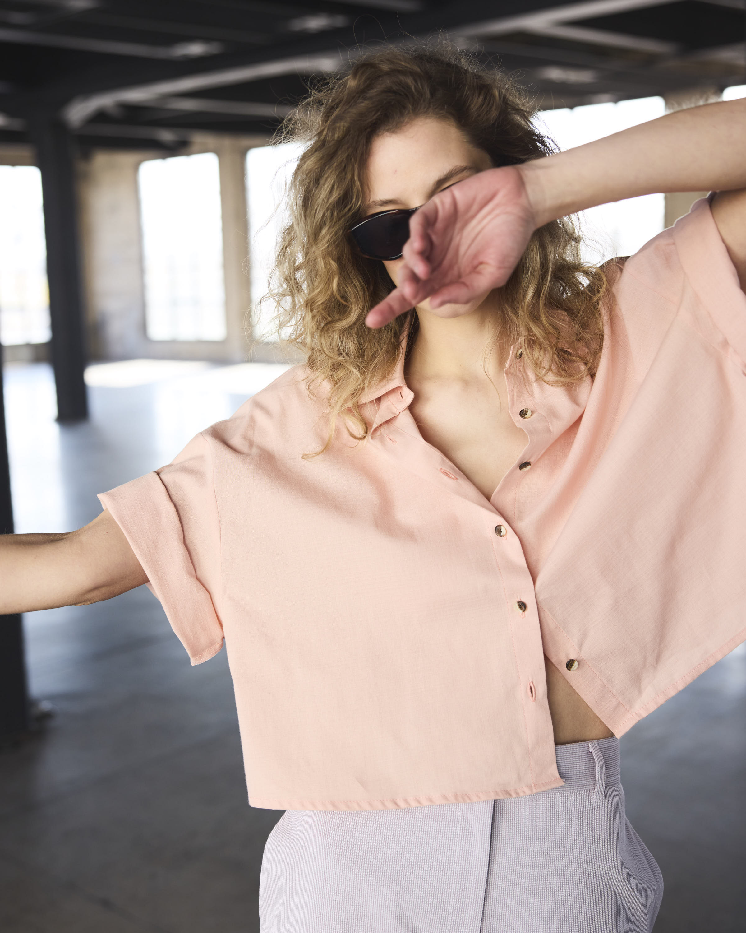 Blusa Dorsay 100% Algodón Melón