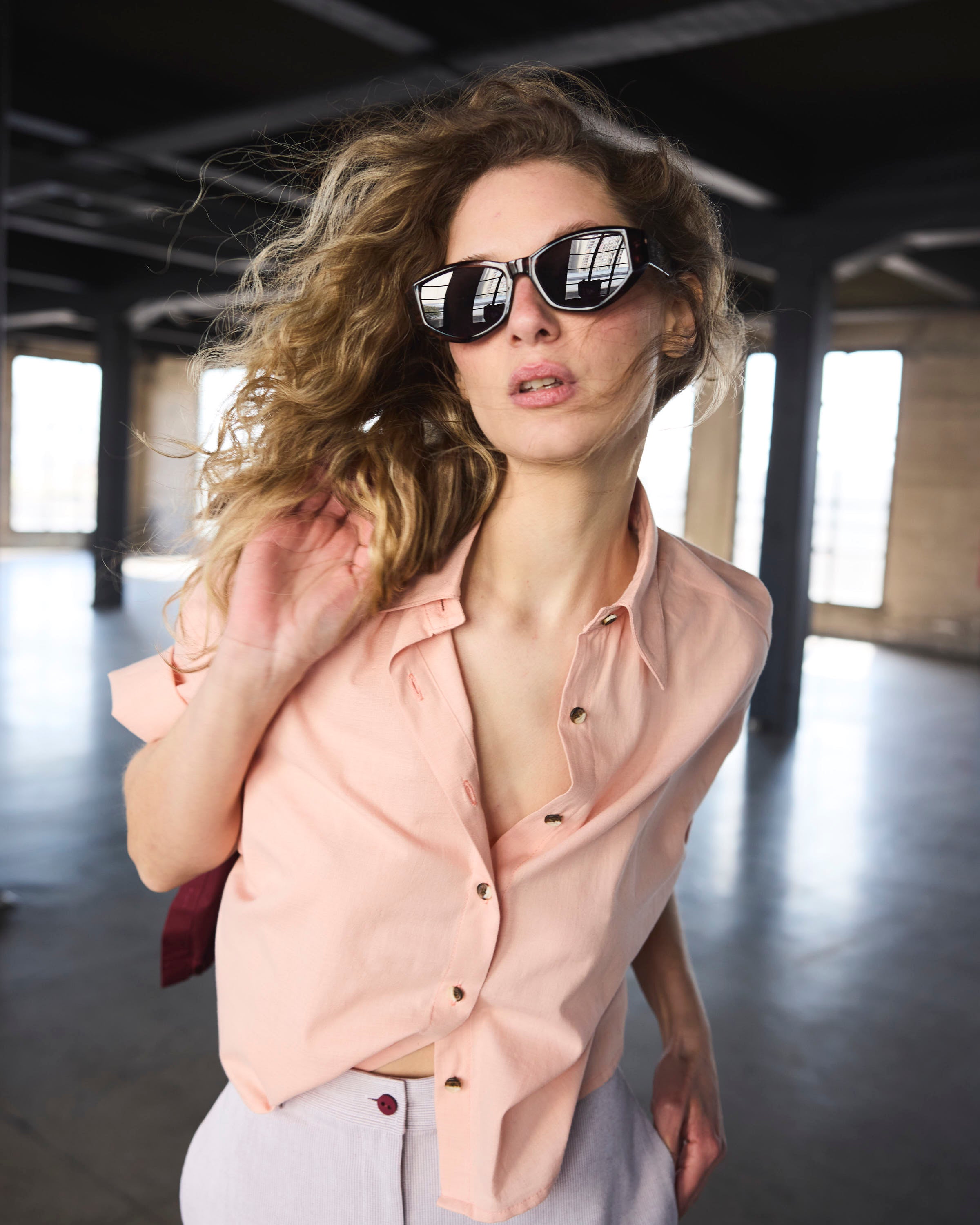 Blusa Dorsay 100% Algodón Melón