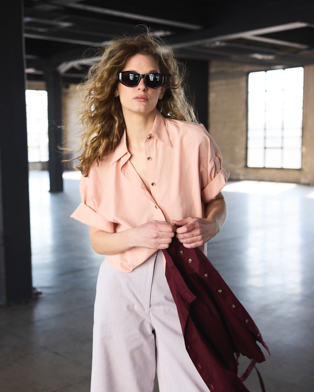 Blusa Dorsay 100% Algodón Melón