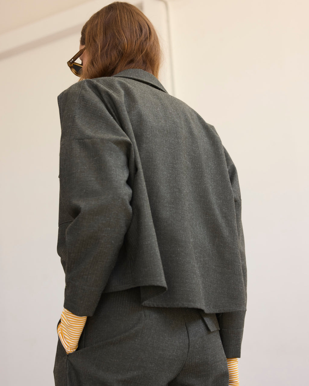 Sobre Camisa Mauve Verde