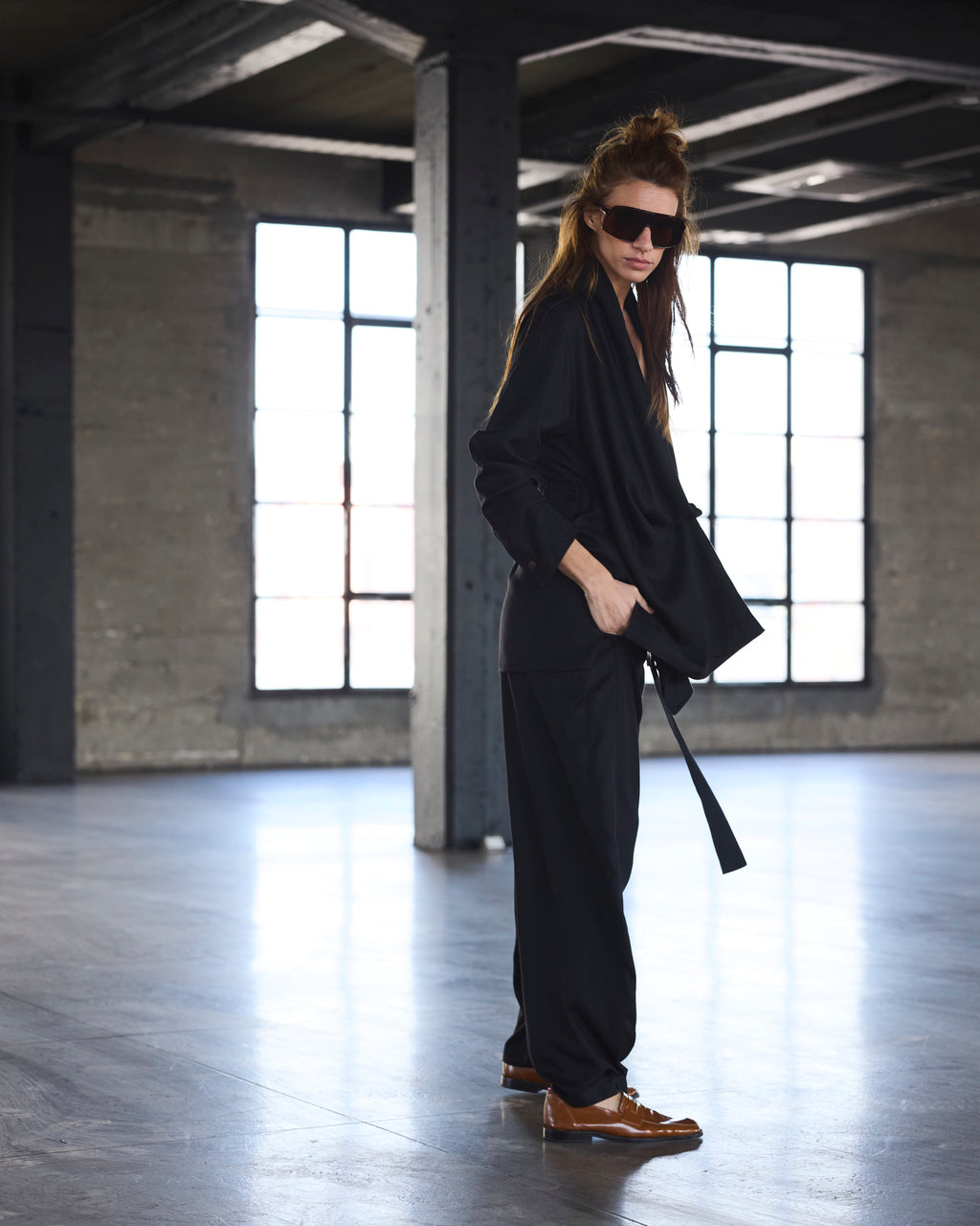 Blazer-Tapado Feu Microseda Negro | Limited Edition