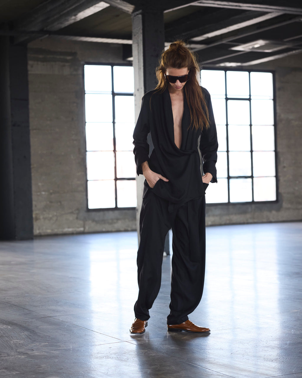 Blazer-Tapado Feu Microseda Negro | Limited Edition