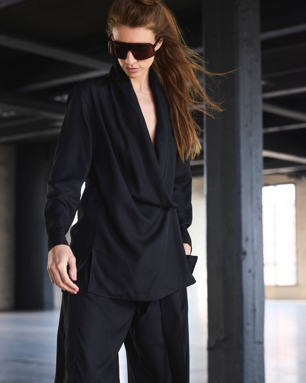 Blazer-Tapado Feu Microseda Negro | Limited Edition