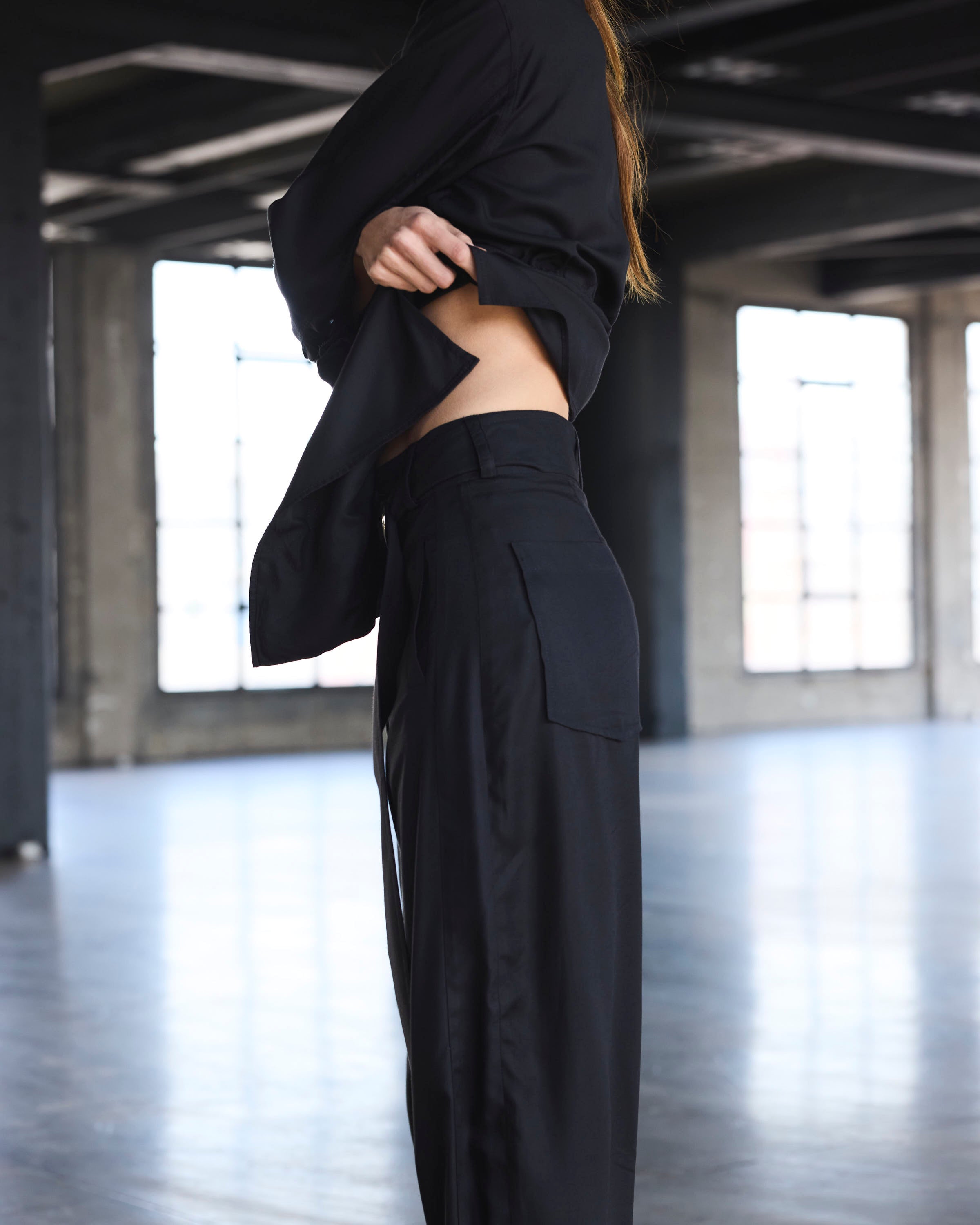 Pantalón Río Microseda Negro | Limited Edition