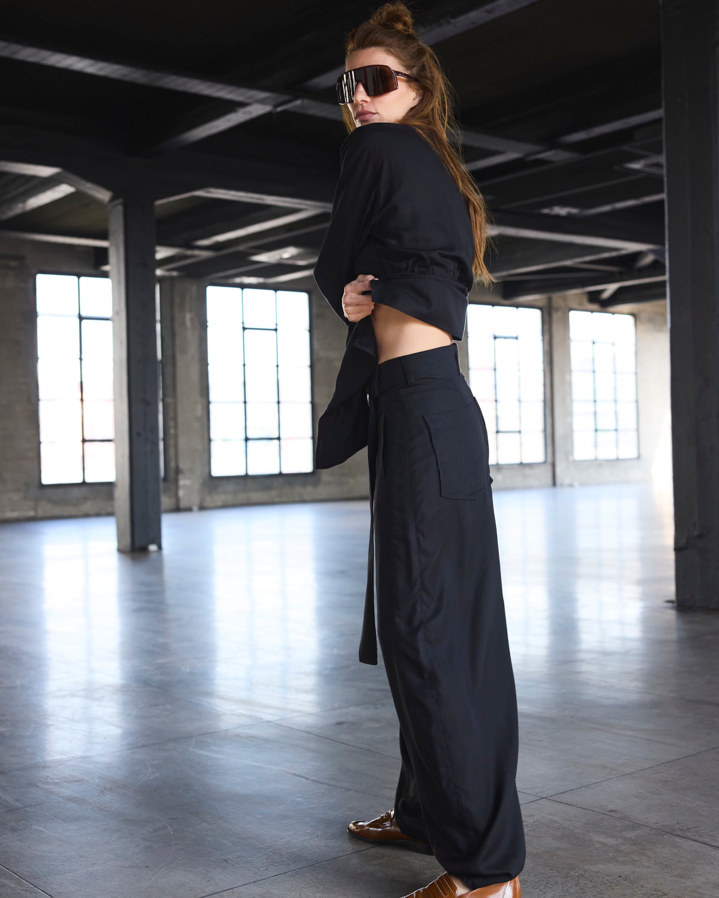 Pantalón Río Microseda Negro | Limited Edition